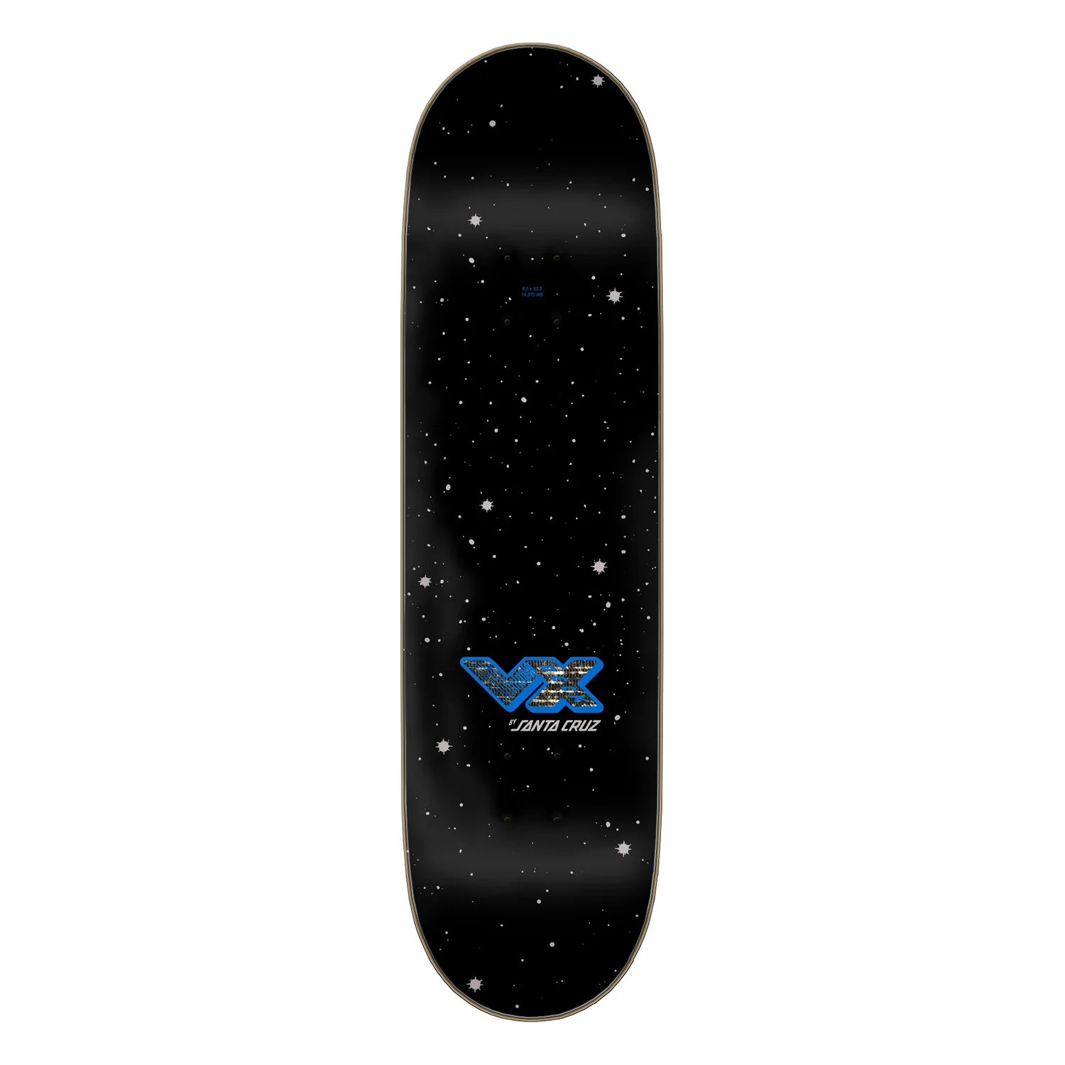 Santa Cruz Skateboard Deck Wooten Part Two VX 8.5" x 32.2" - Image 2