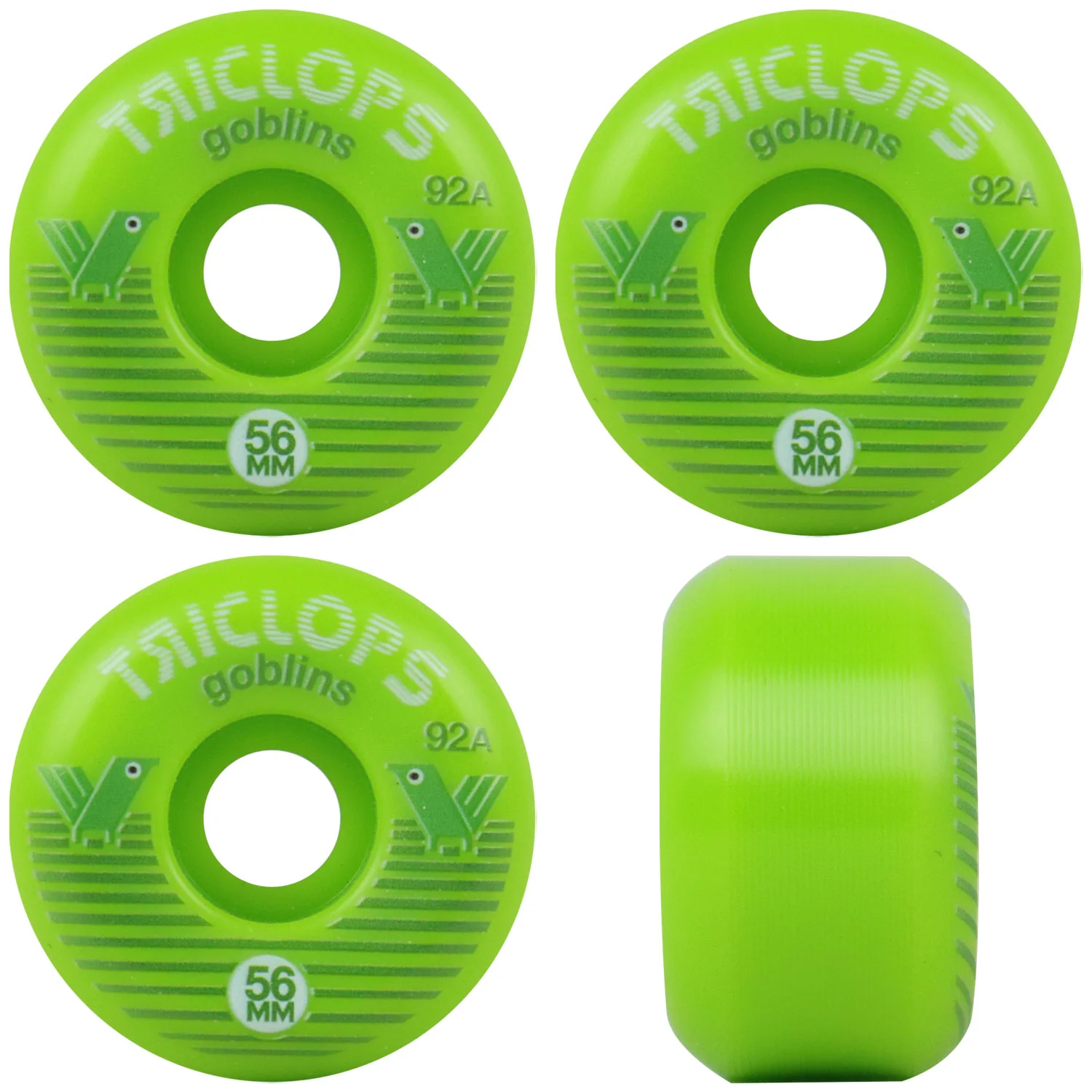 Santa Cruz Skateboard Green 8.8" with Independent Mids Trucks, Triclops Wheels - Image 4