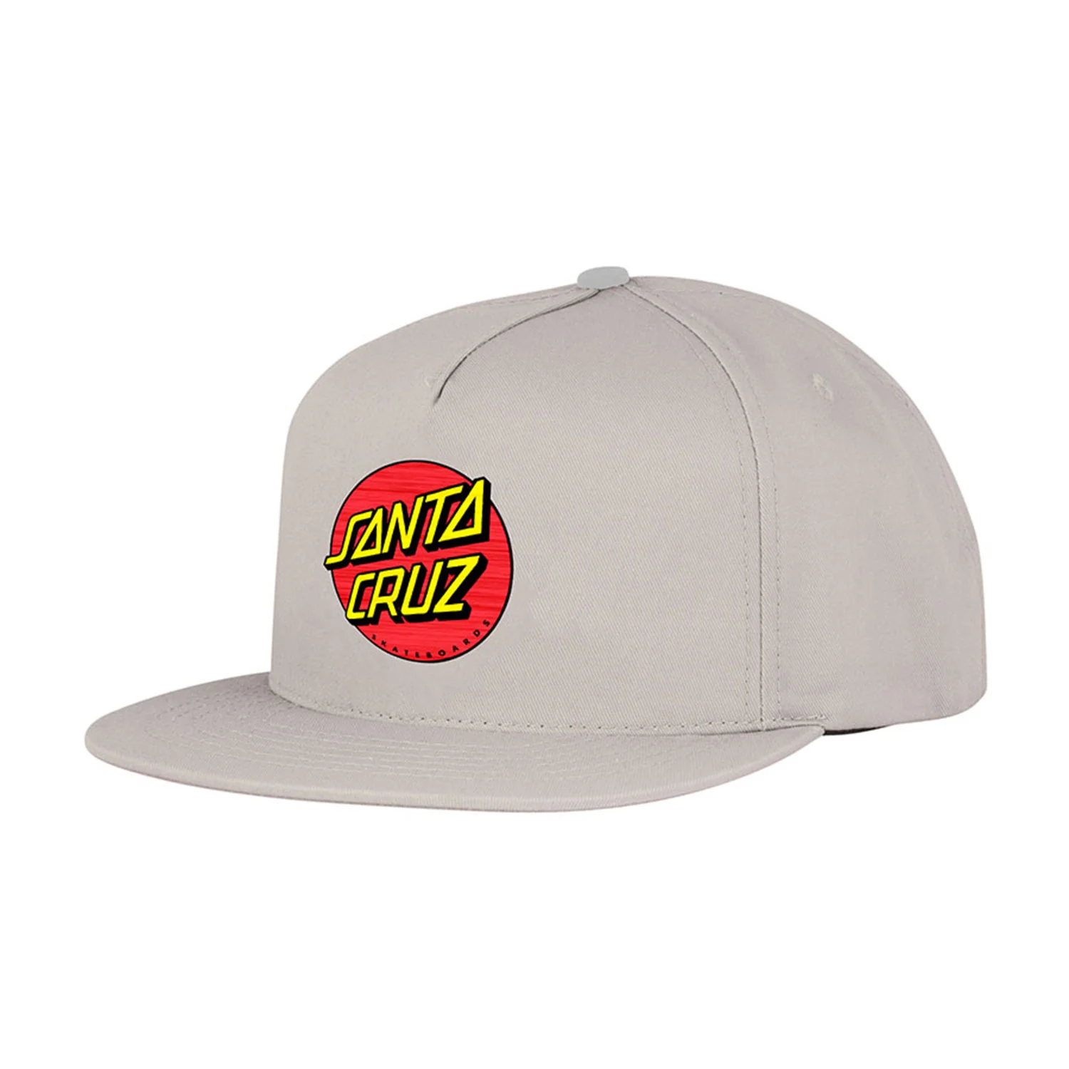 Santa Cruz Skateboard Hat Classic Snapback Grey OS