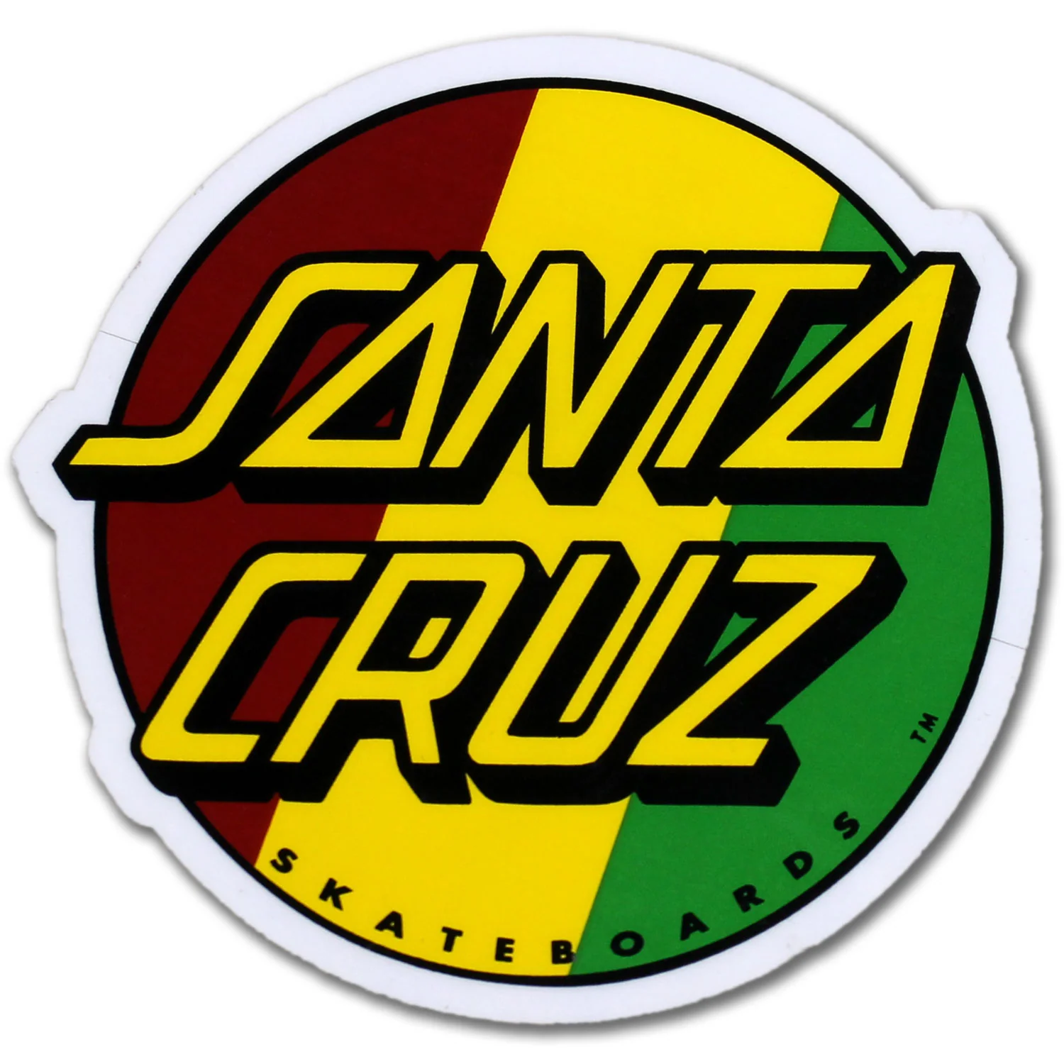 Santa Cruz Skateboard Stickers Classic 4-Pack - Image 3
