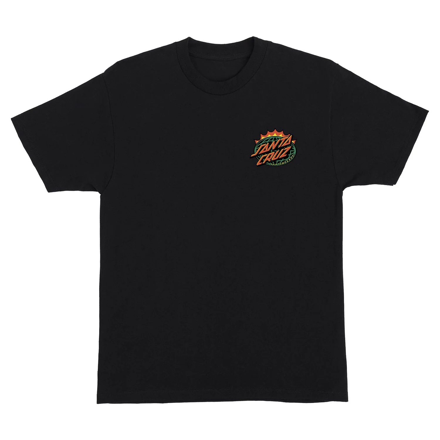 Santa Cruz Skateboard T-Shirt Kendall End Of The Dot Black/White - Image 2