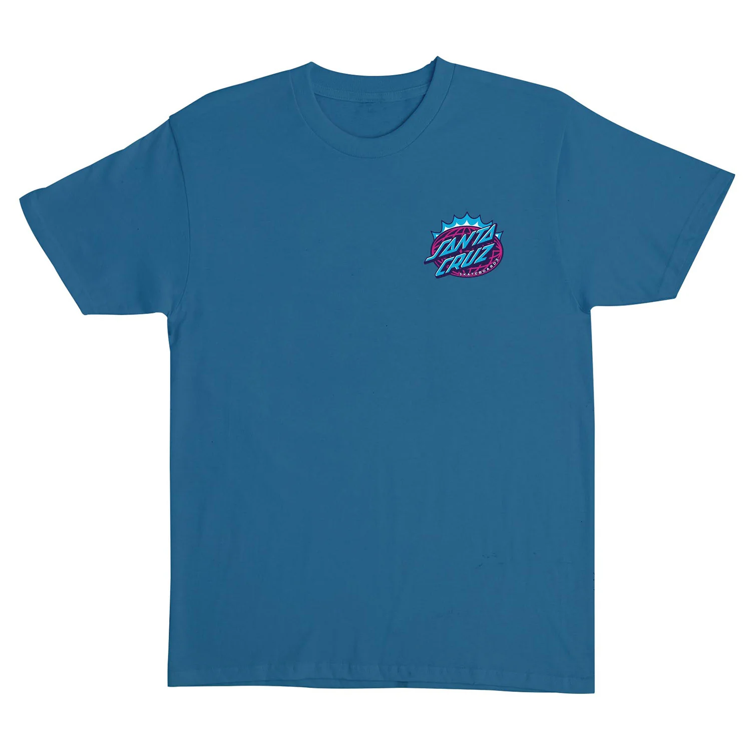 Santa Cruz Skateboard T-Shirt Kendall End Of The Dot Indigo - Image 2