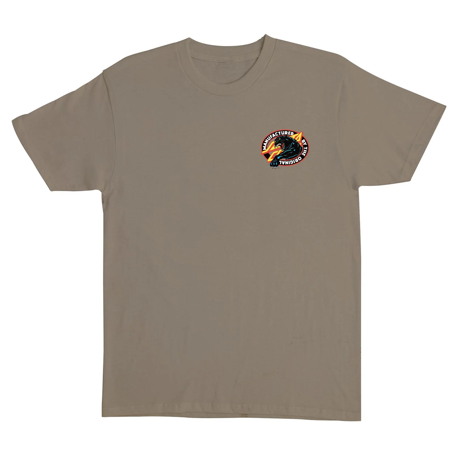 Santa Cruz Skateboard T-Shirt Natas SC Panther Prairie Dust - Image 2