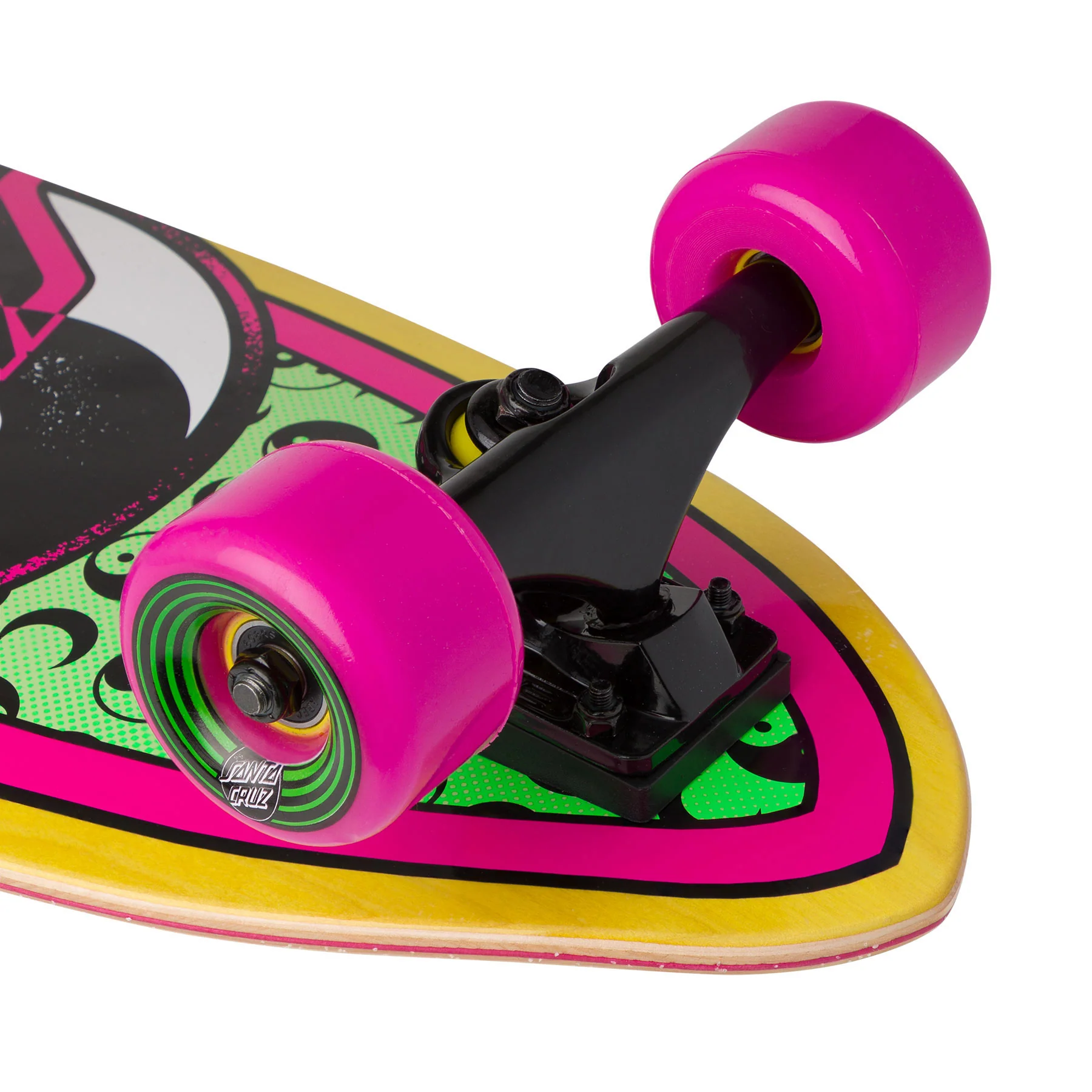 Santa Cruz Skateboard Yin Yang Dot Shark Cruiser 8.8" x 27.7" - Image 4