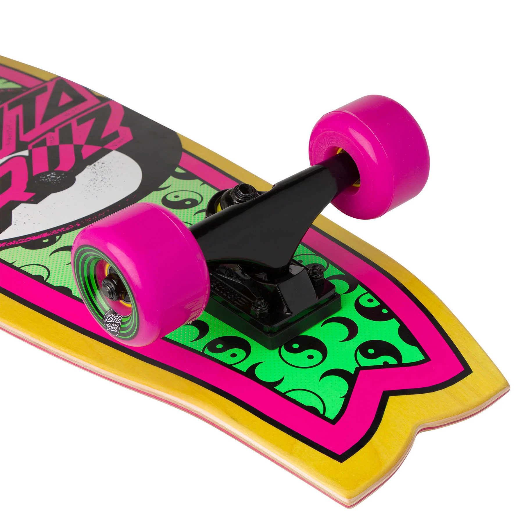 Santa Cruz Skateboard Yin Yang Dot Shark Cruiser 8.8" x 27.7" - Image 5