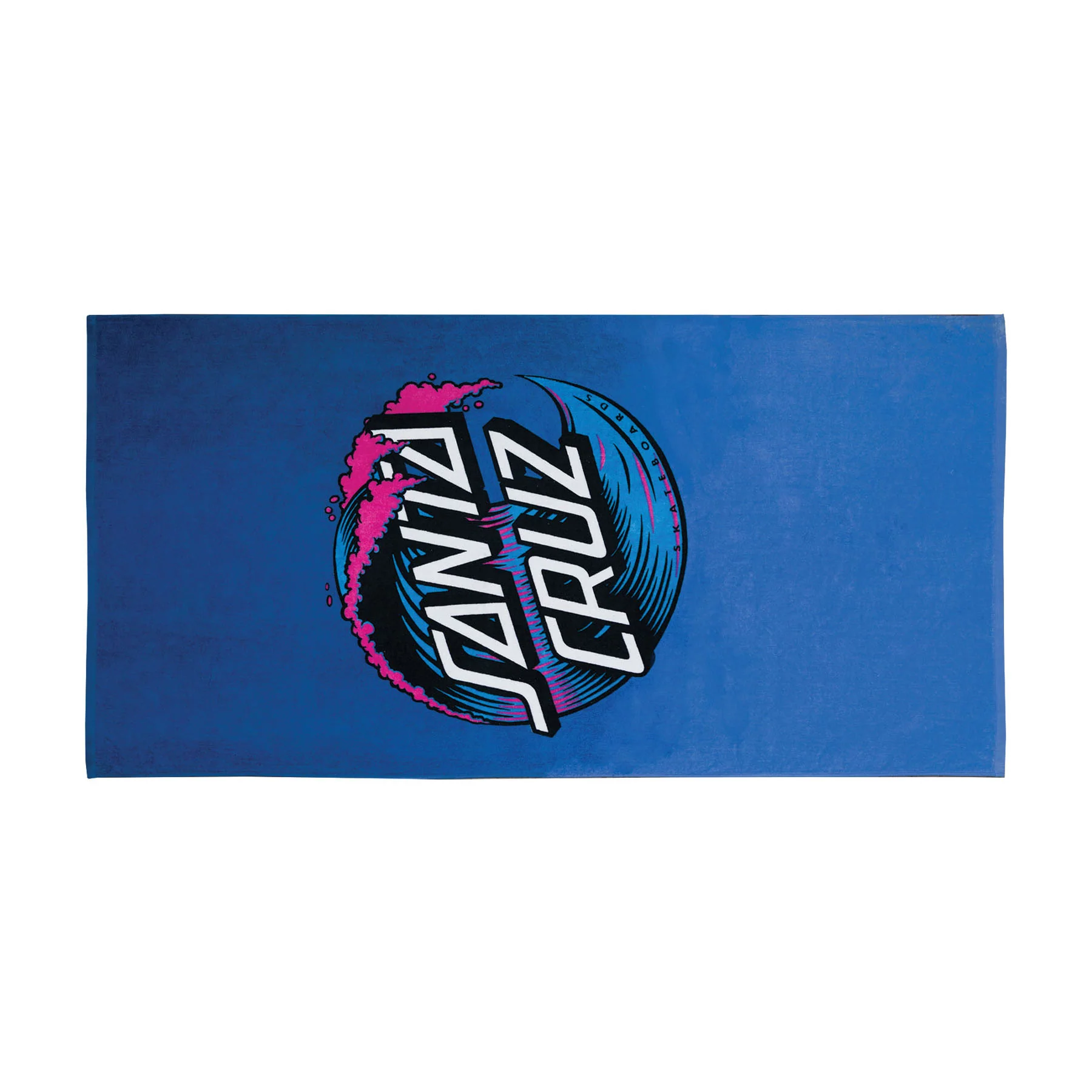 Santa Cruz Skateboards Beach Towel Wave Dot Royal Ombre
