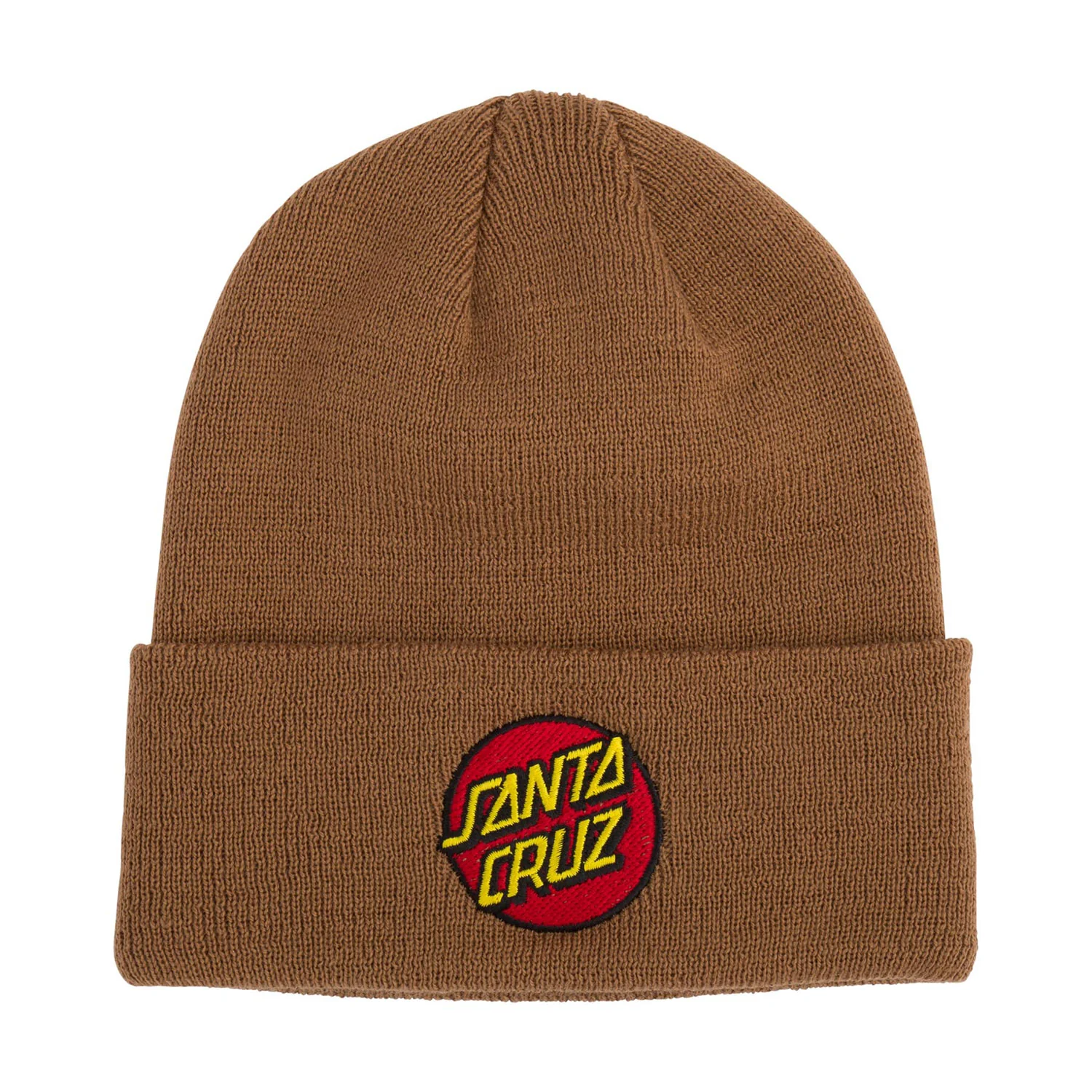 Santa Cruz Skateboards Beanie Classic Dot Brown Sugar