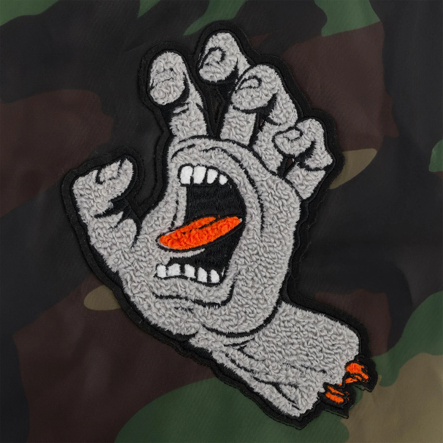 Santa Cruz Skateboards Coat Screaming Hand Stadium Jacket Camo - Image 4