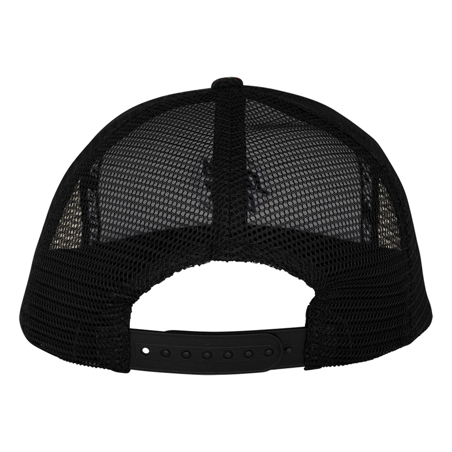 Santa Cruz Skateboards Hat Cruz Embroidered Mesh Trucker Black Speckle - Image 2