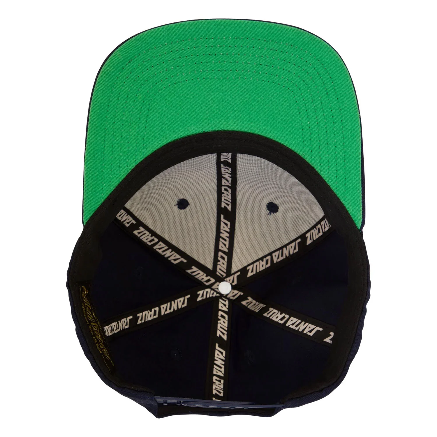 Santa Cruz Skateboards Hat Cruz Label Snapback Navy - Image 4