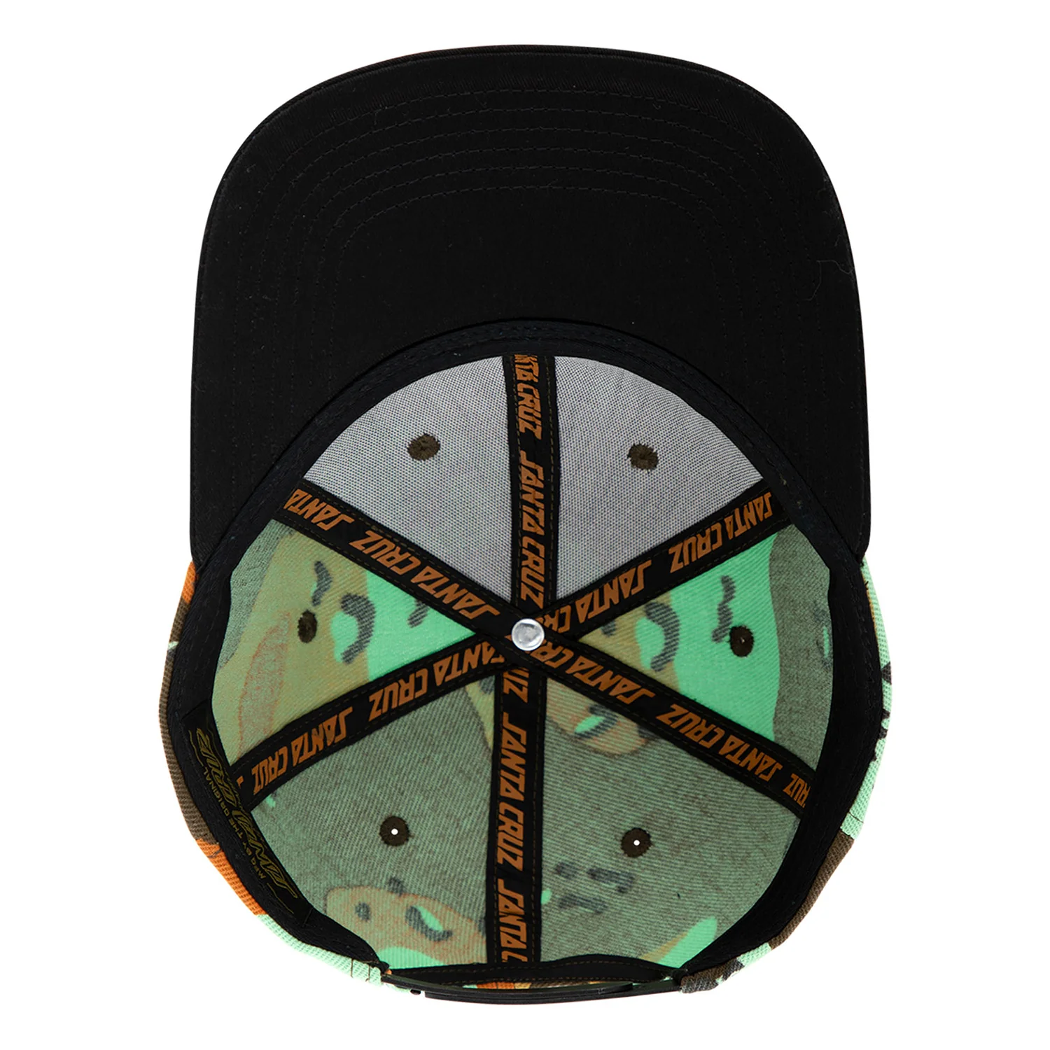 Santa Cruz Skateboards Hat Cruz Label Snapback Rich Camo - Image 4
