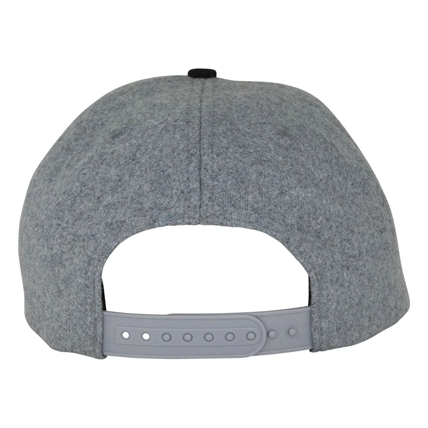 Santa Cruz Skateboards Hat Flame Ringed Dot Snapback Unstructured Black/Grey - Image 2