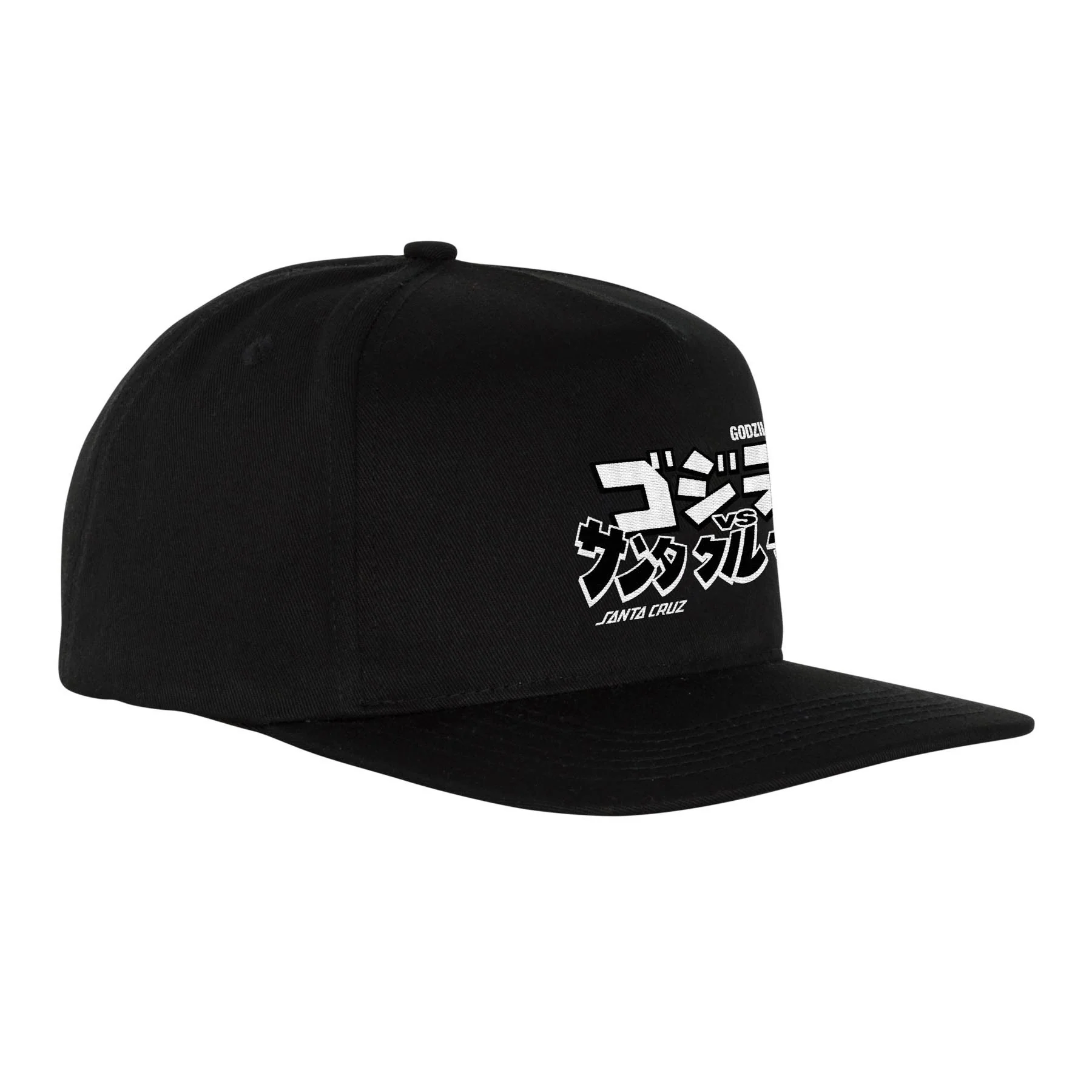 Santa Cruz Skateboards Hat Godzilla vs Snapback Black - Image 2
