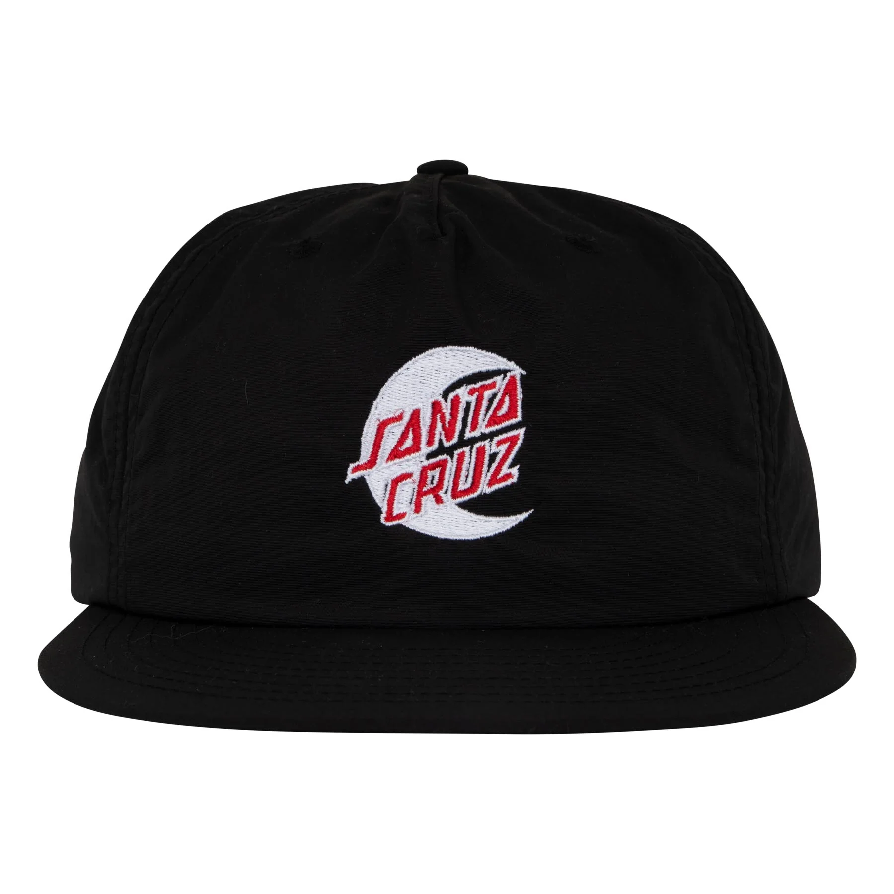 Santa Cruz Skateboards Hat Mini Moon Dot Snapback Womens Black - Image 3
