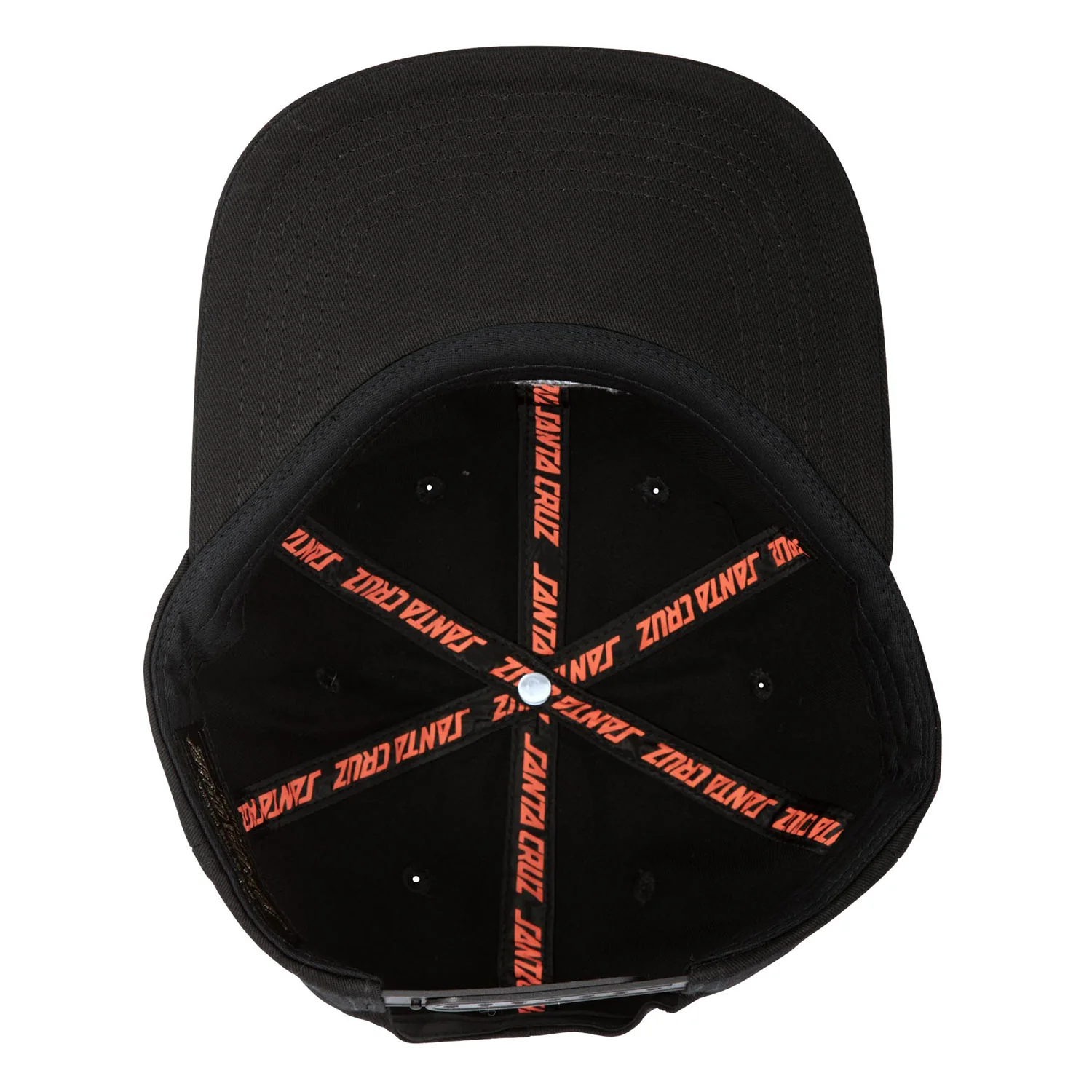 Santa Cruz Skateboards Hat Roskopp Iris Snapback Unstructured Black - Image 4