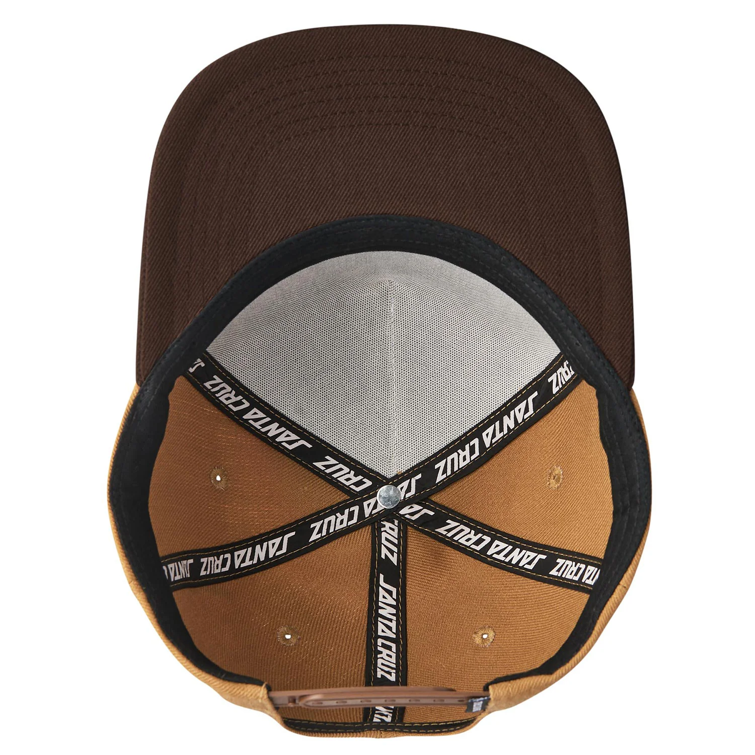 Santa Cruz Skateboards Hat Salba Tiger Snapback Khaki/Brown OS - Image 4