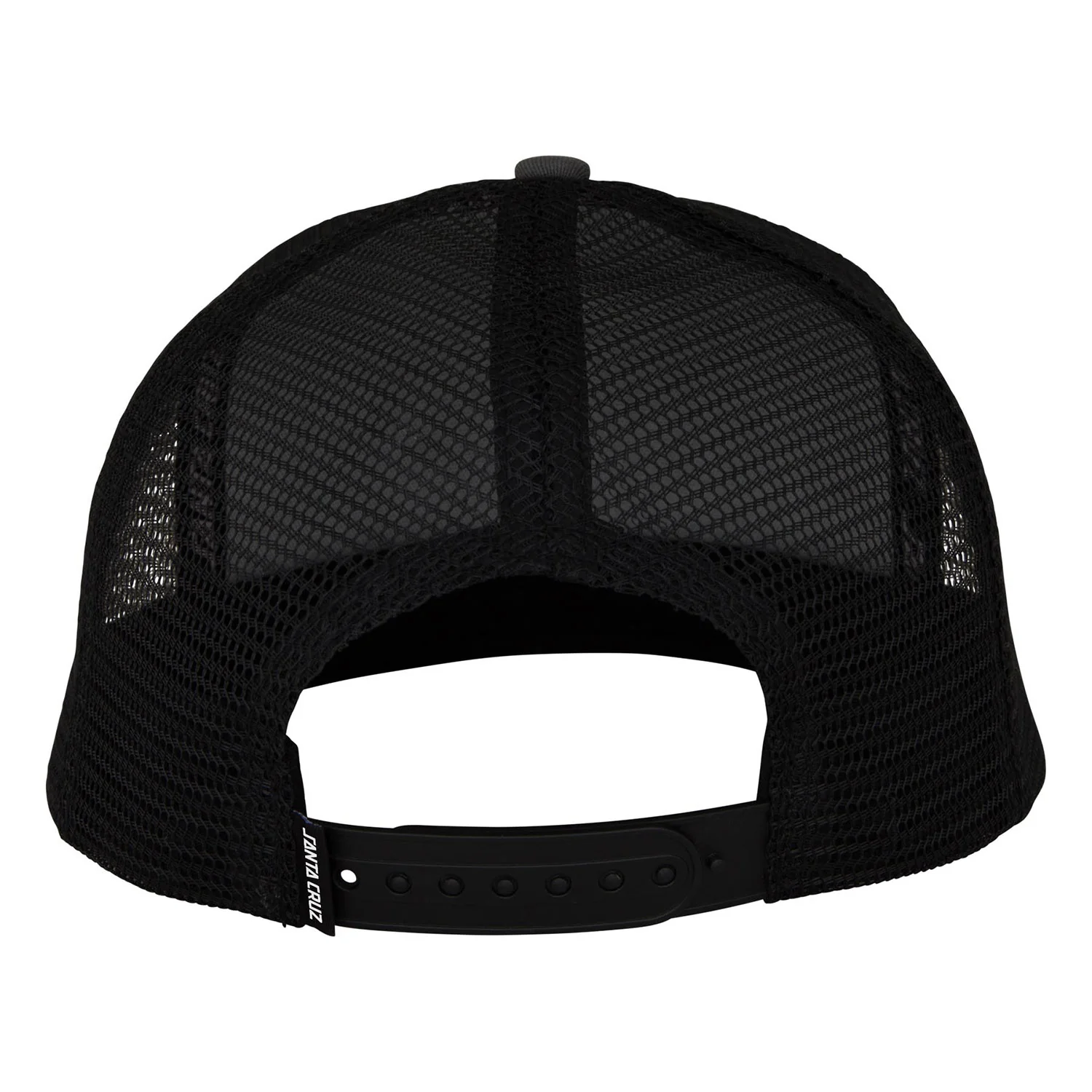 Santa Cruz Skateboards Hat Screaming Hand Front Mesh Trucker Grey/Black - Image 2