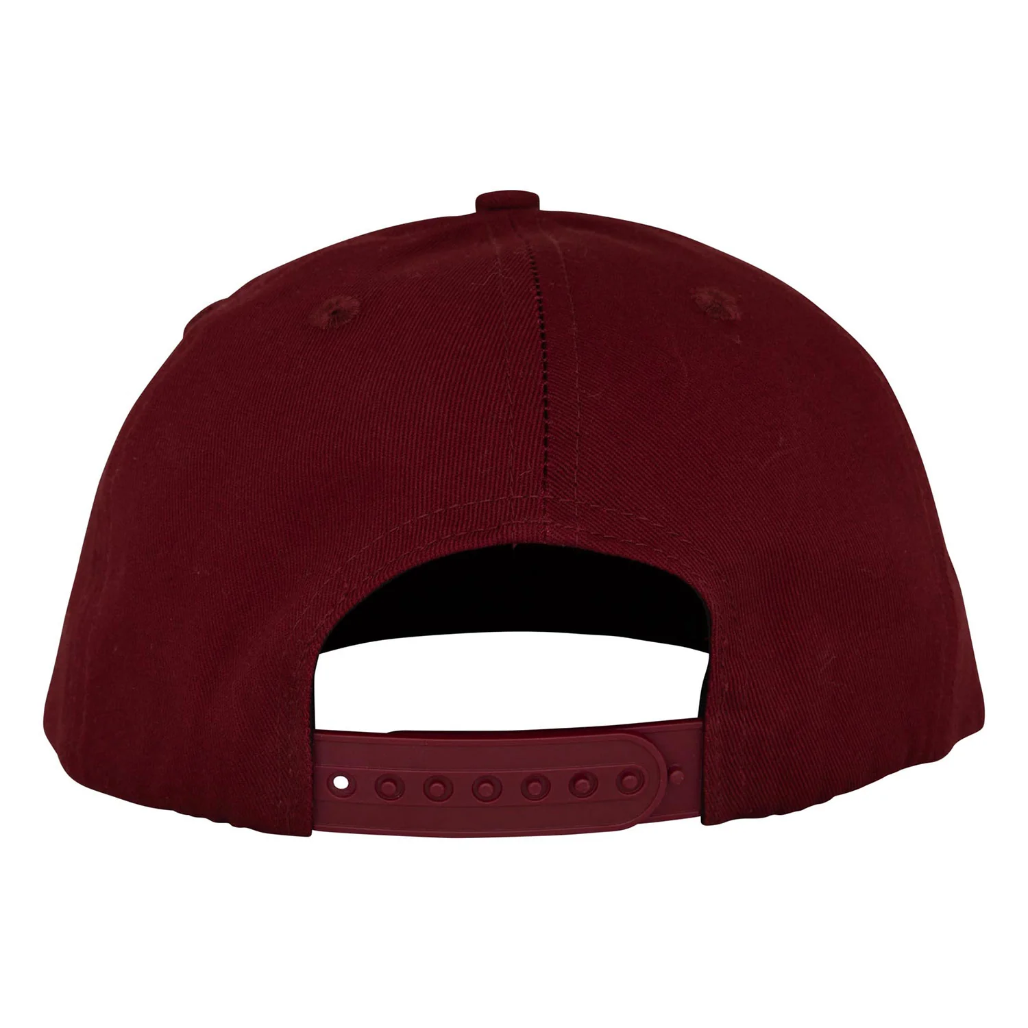 Santa Cruz Skateboards Hat Simplified Wave Dot Snapback Structured Maroon - Image 2