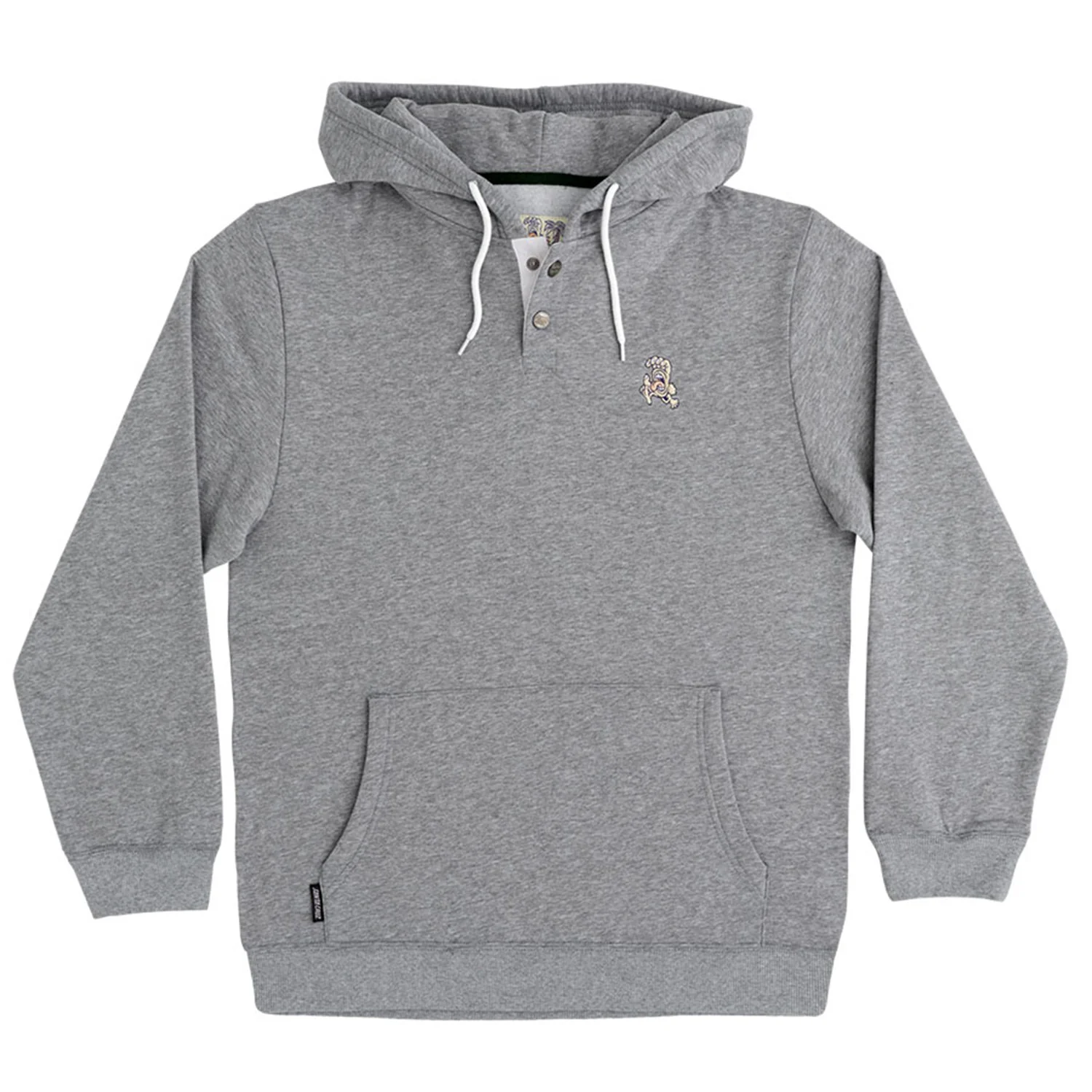Santa Cruz Skateboards Hoody Beach Bum Hand Pullover Heather Grey