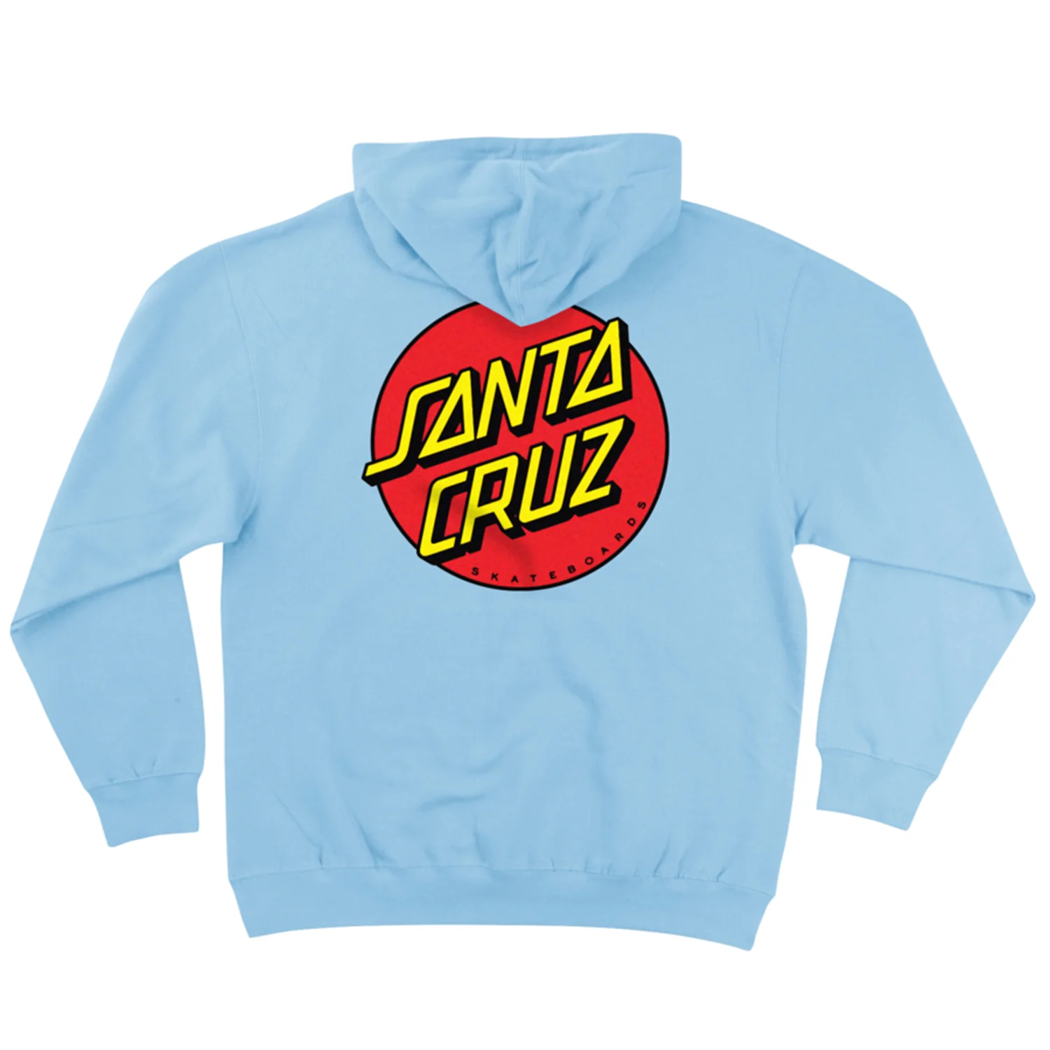 Santa Cruz Skateboards Hoody Classic Dot Pullover Blue Aqua