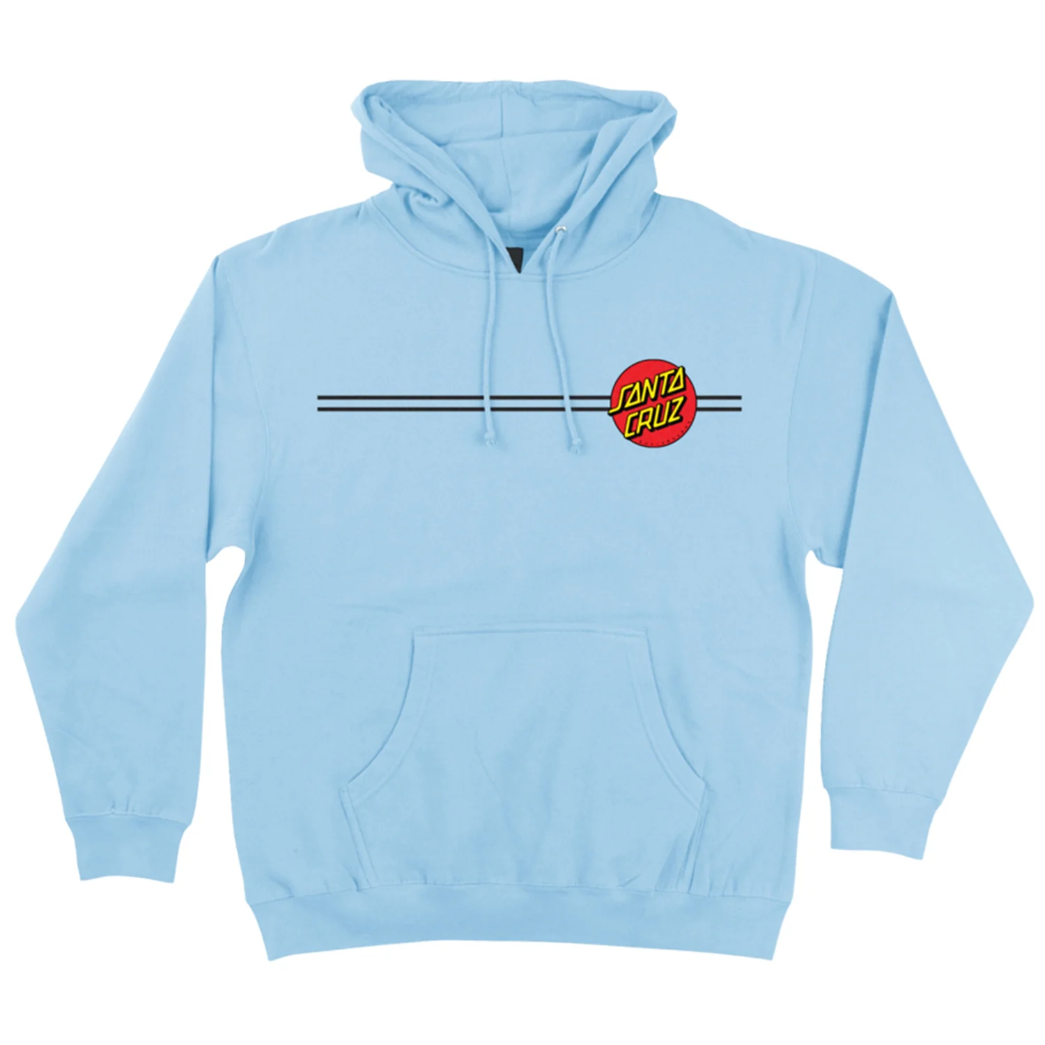Santa Cruz Skateboards Hoody Classic Dot Pullover Blue Aqua - Image 2