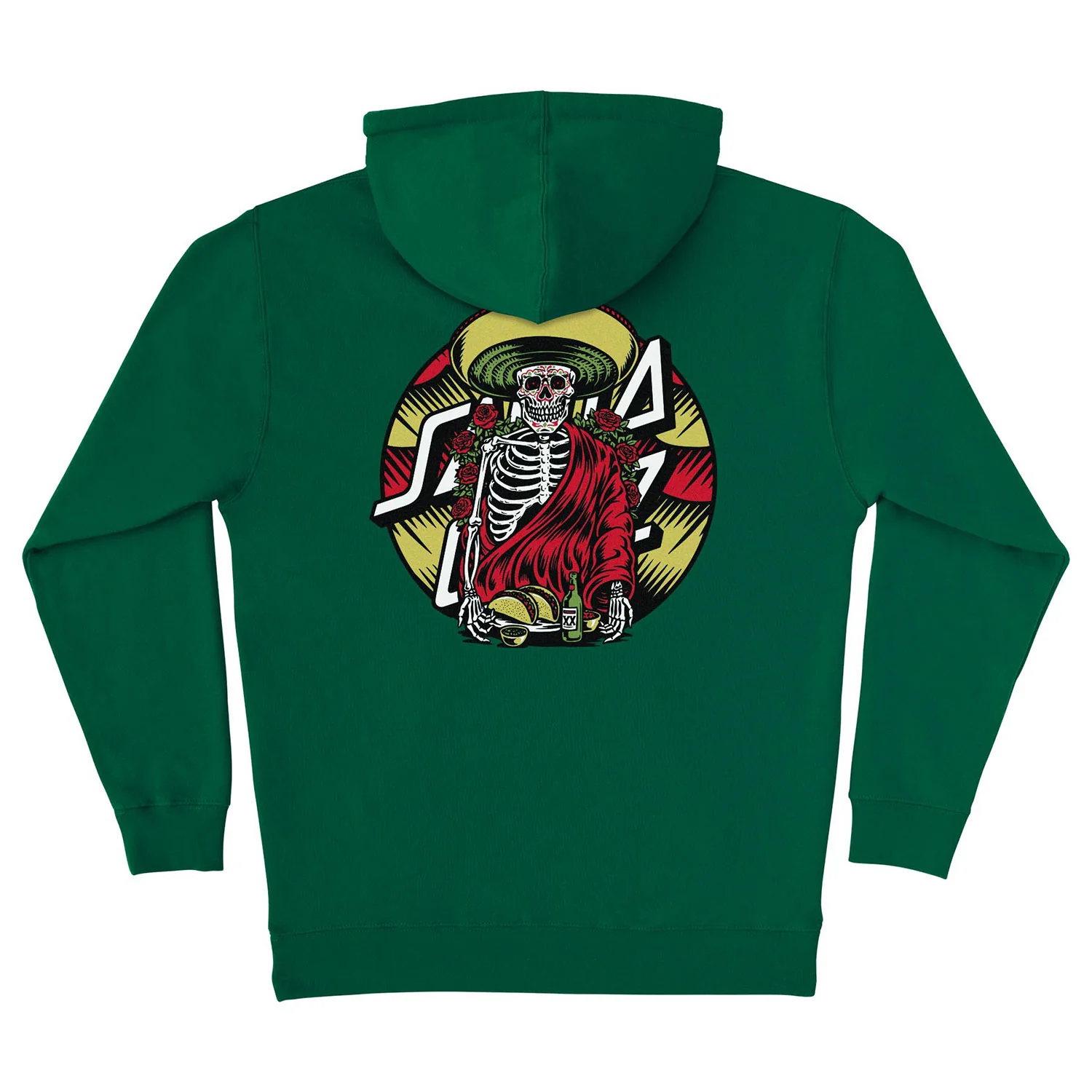 Santa Cruz Skateboards Hoody Guzman Dining Dot Dark Green