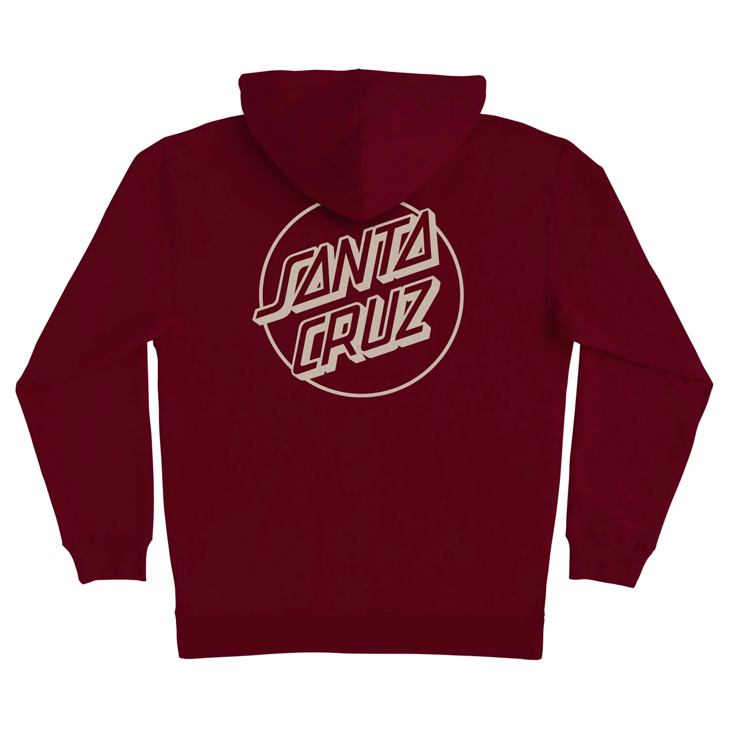 Santa Cruz Skateboards Hoody Opus Dot Maroon/ Tan