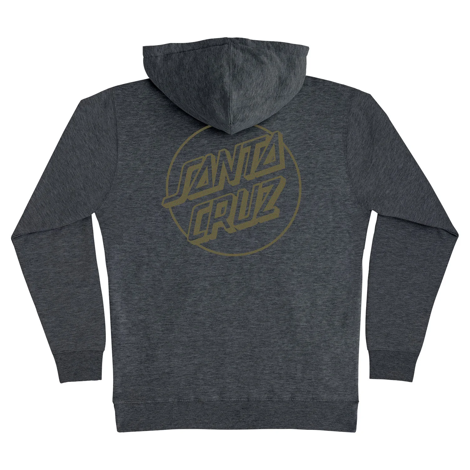 Santa Cruz Skateboards Hoody Opus Dot Pullover Charcoal Heather/Green