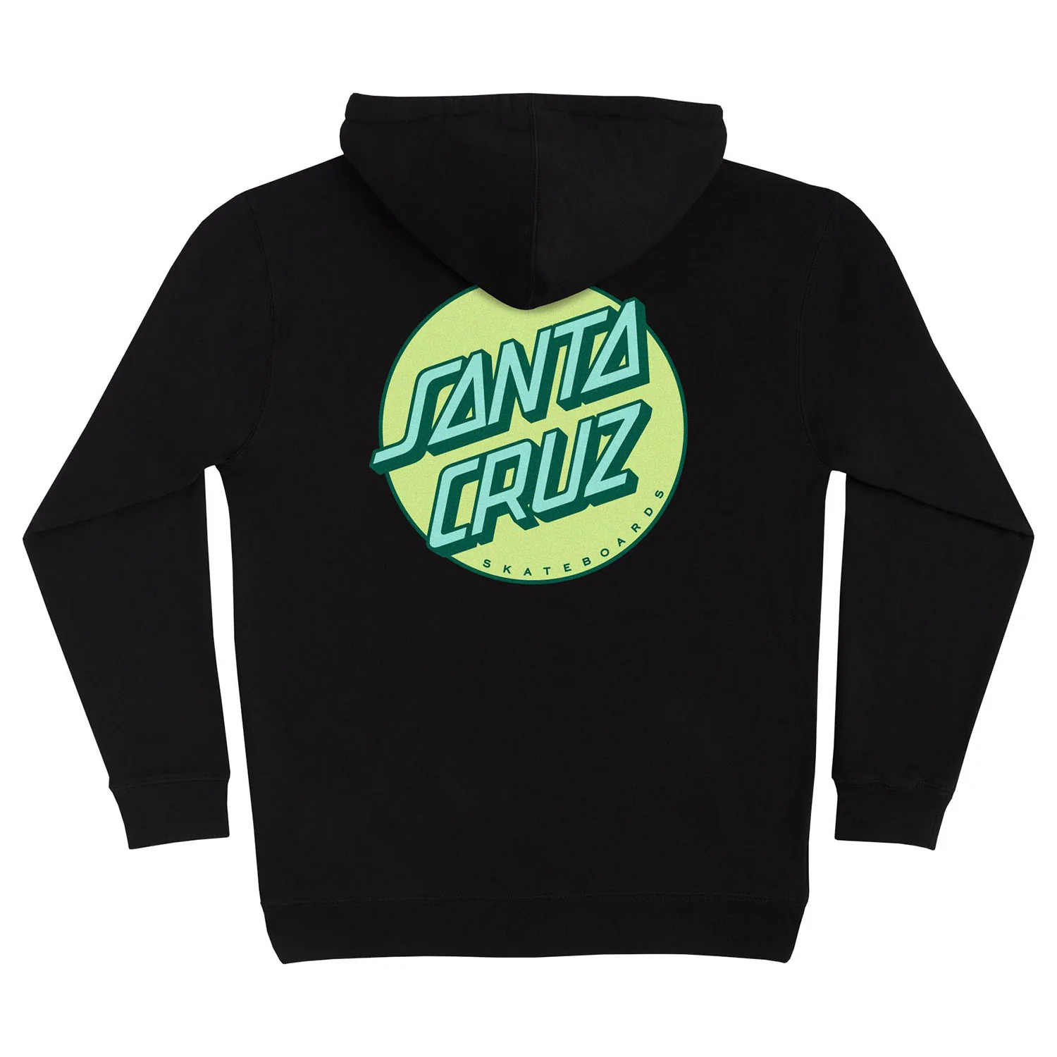 Santa Cruz Skateboards Hoody Other Dot Pullover Black/Key Lime
