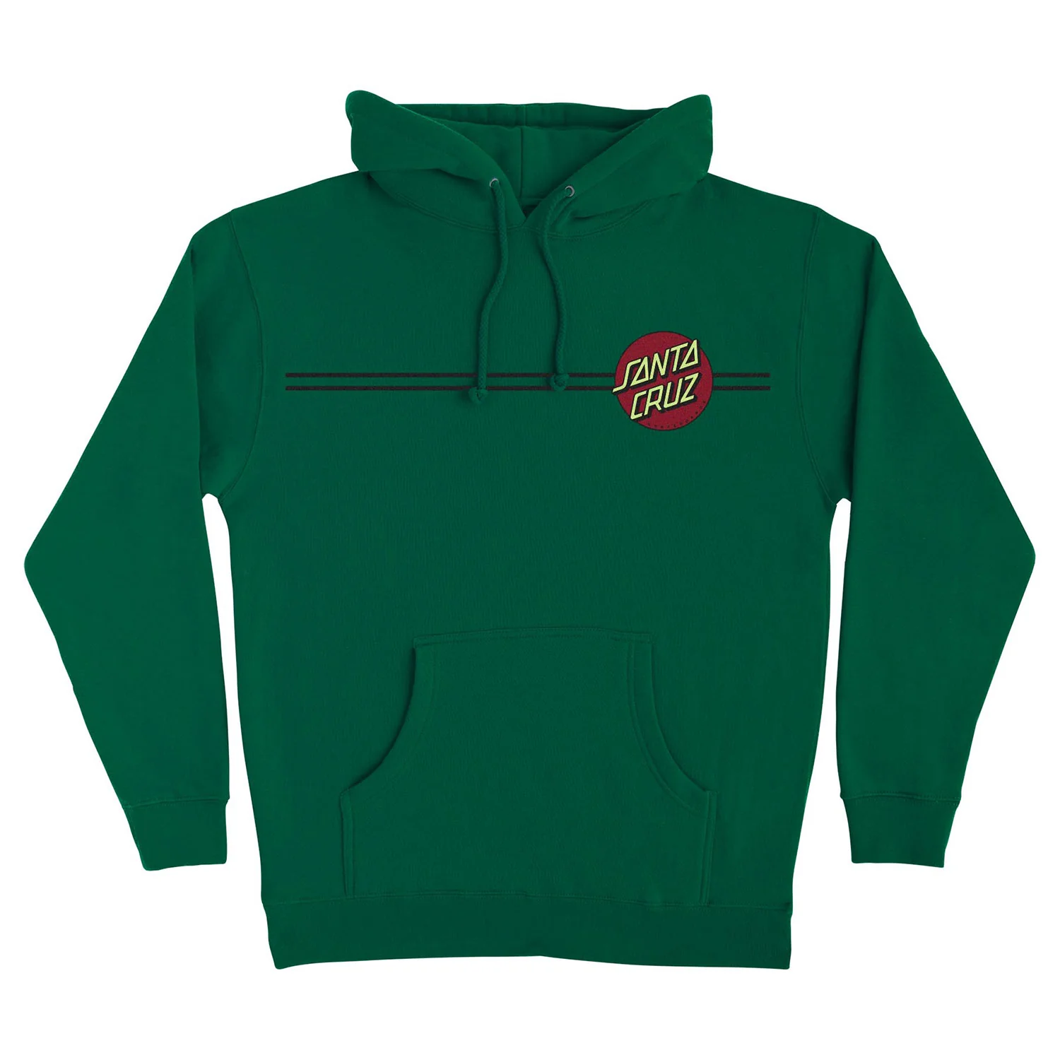 Santa Cruz Skateboards Hoody Other Dot Pullover Dark Green/Dark Red - Image 2