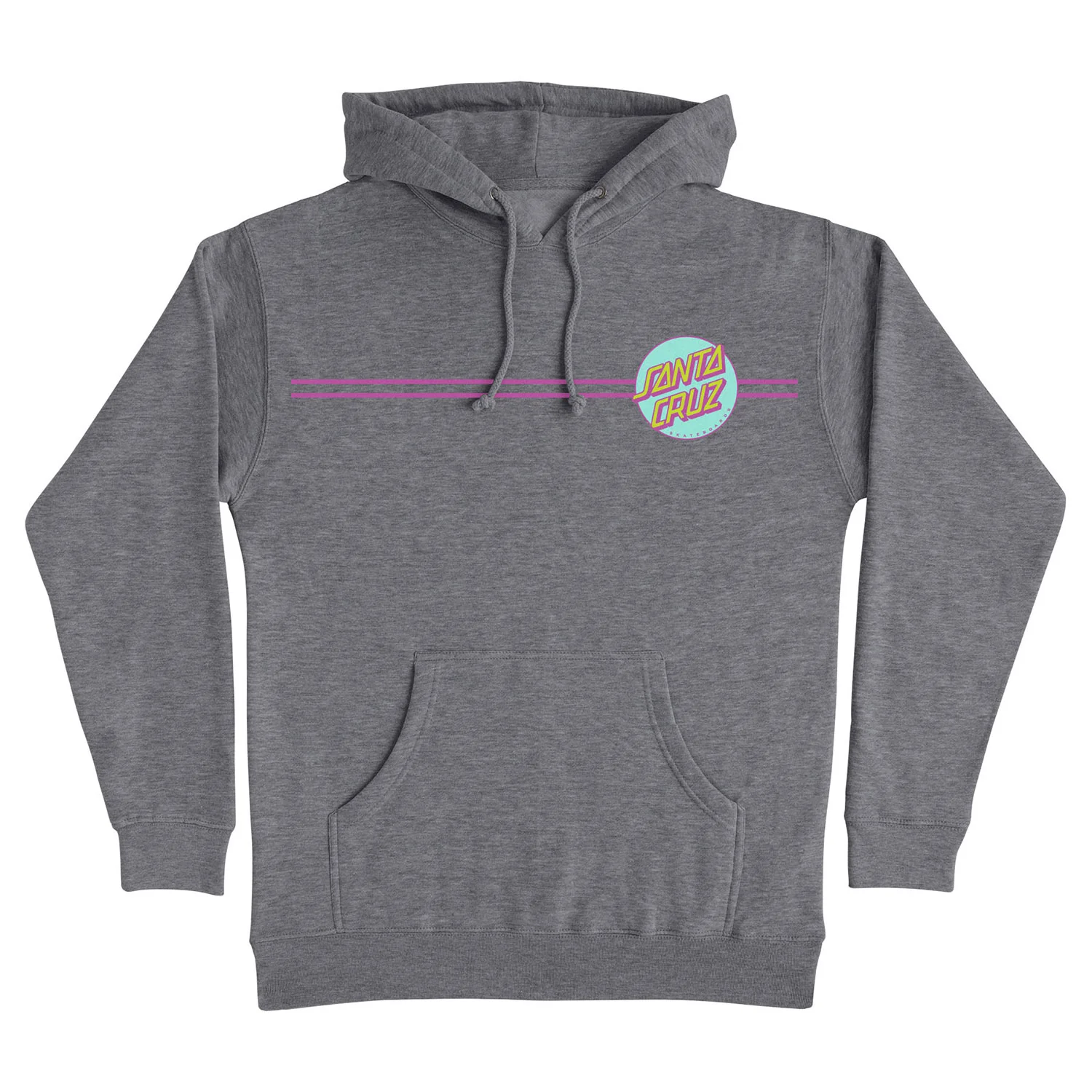 Santa Cruz Skateboards Hoody Other Dot Pullover Gunmetal Heather - Image 2