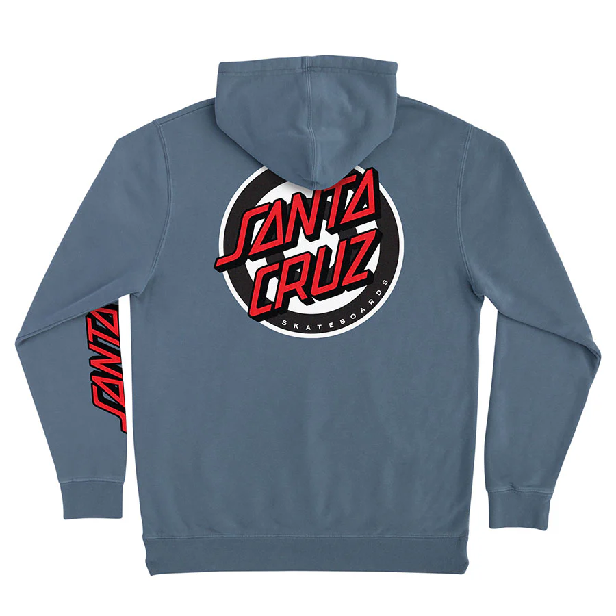 Santa Cruz Skateboards Hoody Roskopp Target Dot Pullover Pigment Slate Blue - Image 2
