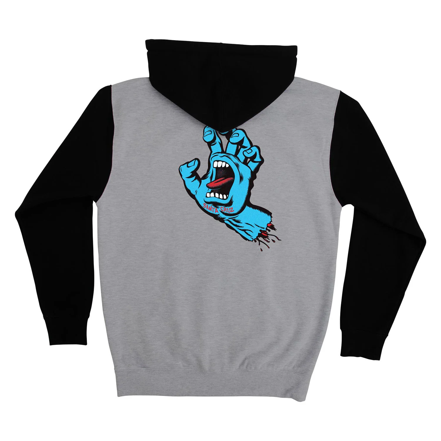 Santa Cruz Skateboards Hoody Screaming Hand Pullover Grey Heather/Black