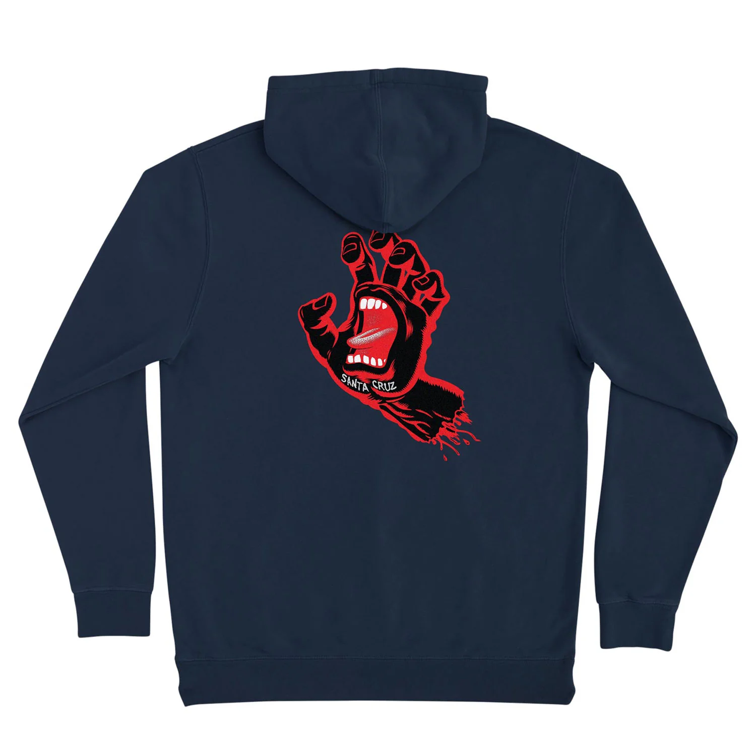 Santa Cruz Skateboards Hoody Screaming Hand Pullover Slate Blue/Black/Red