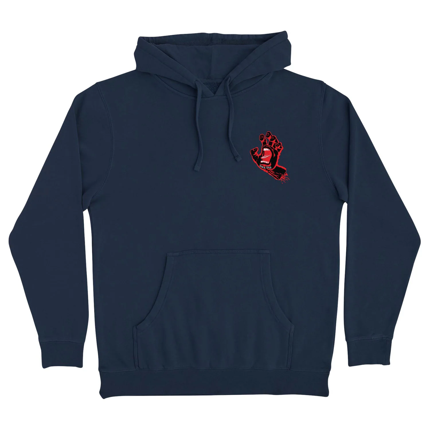 Santa Cruz Skateboards Hoody Screaming Hand Pullover Slate Blue/Black/Red - Image 2