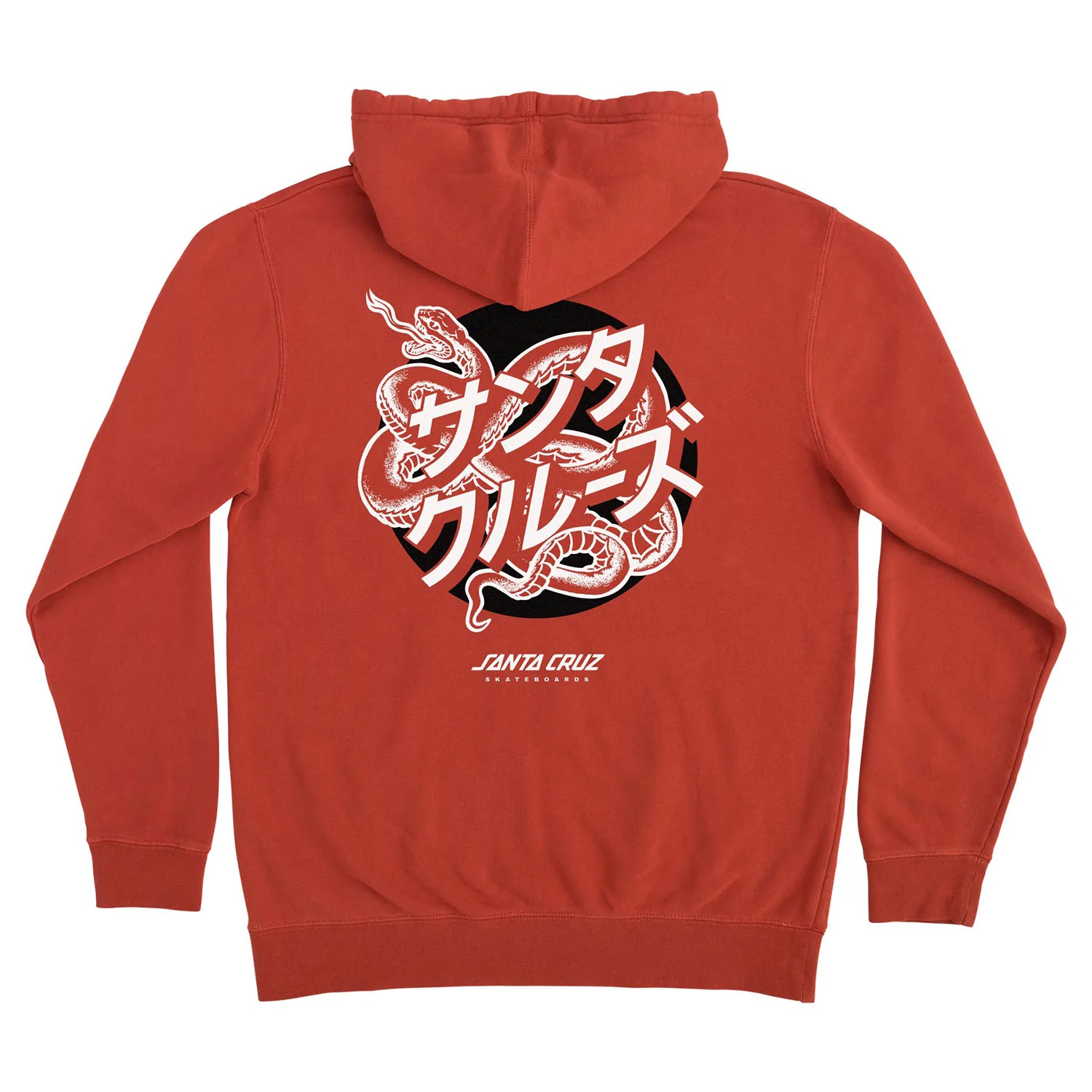 Santa Cruz Skateboards Hoody Serpent Japanese Dot Pullover Pigment Amber