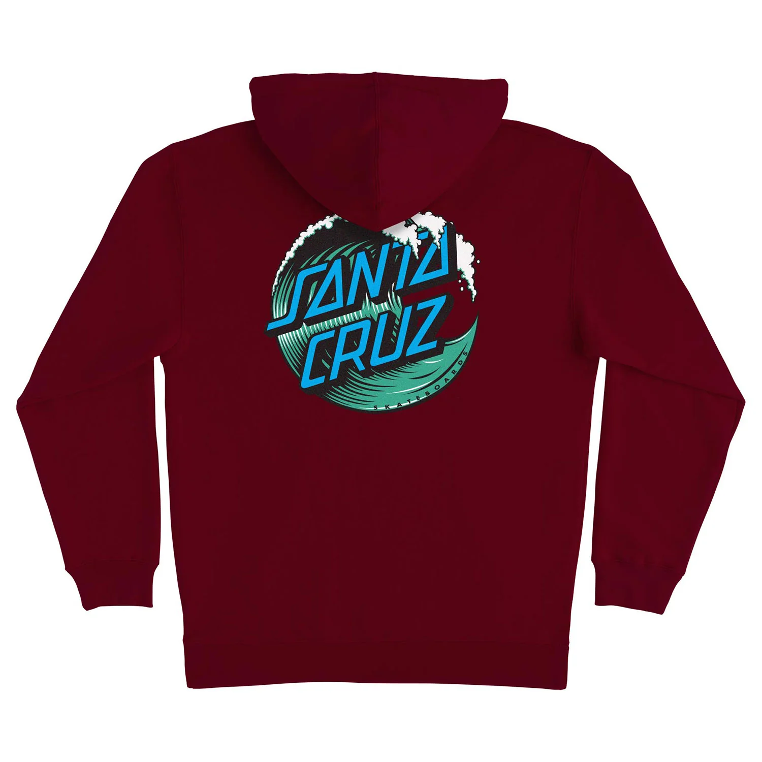 Santa Cruz Skateboards Hoody Wave Dot Pullover Maroon