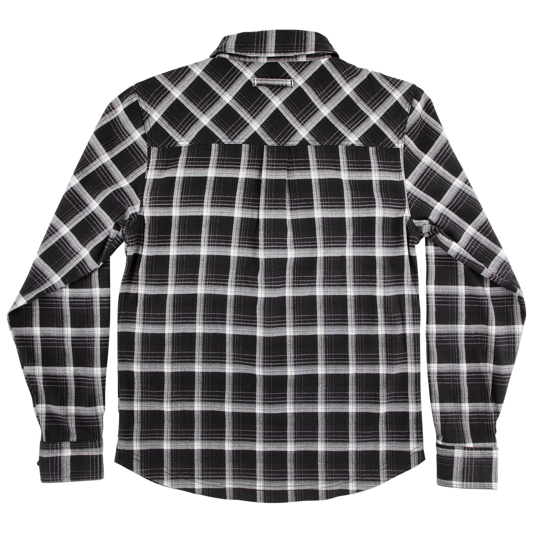 Santa Cruz Skateboards Longsleeve Classic Flannel Black Plaid - Image 2