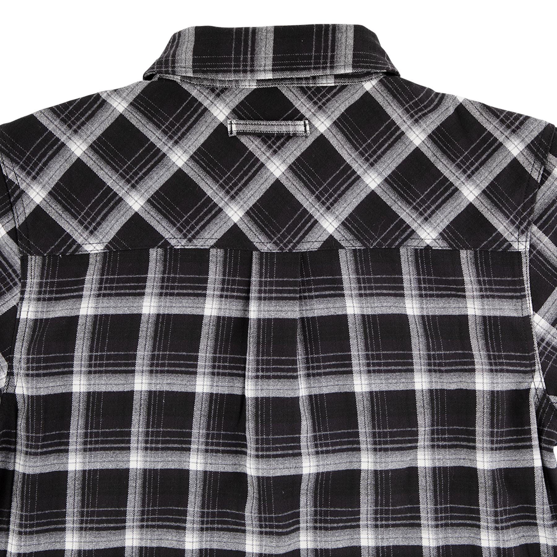 Santa Cruz Skateboards Longsleeve Classic Flannel Black Plaid - Image 4