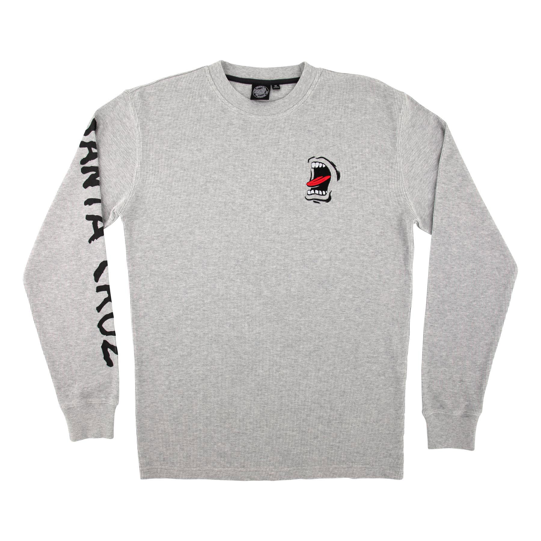 Santa Cruz Skateboards Longsleeve Screaming Thermal Heather Grey