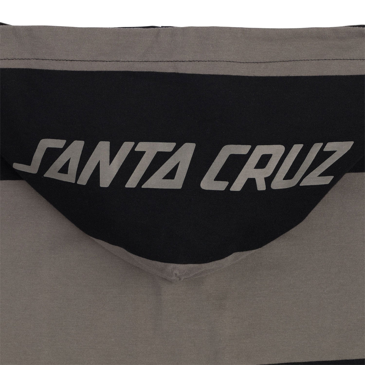 Santa Cruz Skateboards Longsleeve Shirt Convergence Rugby Top Black/Charcoal - Image 4