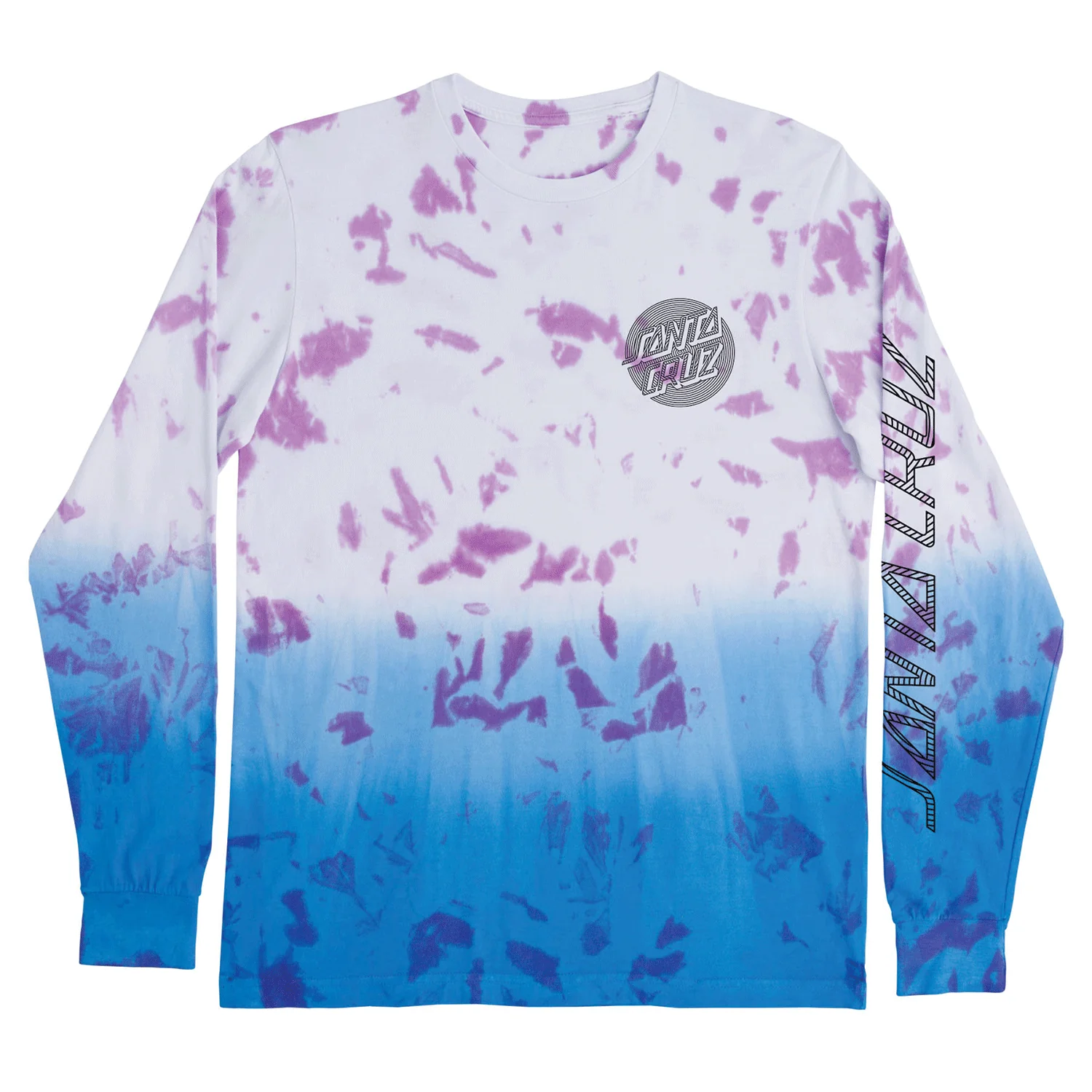 Santa Cruz Skateboards Longsleeve Shirt Most Radiant Dot Gradient Cloud Wash - Image 2