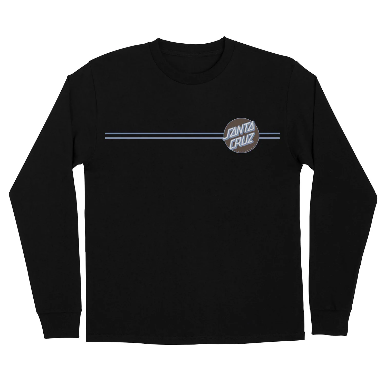 Santa Cruz Skateboards Longsleeve Shirt Other Dot Black/Brown - Image 2