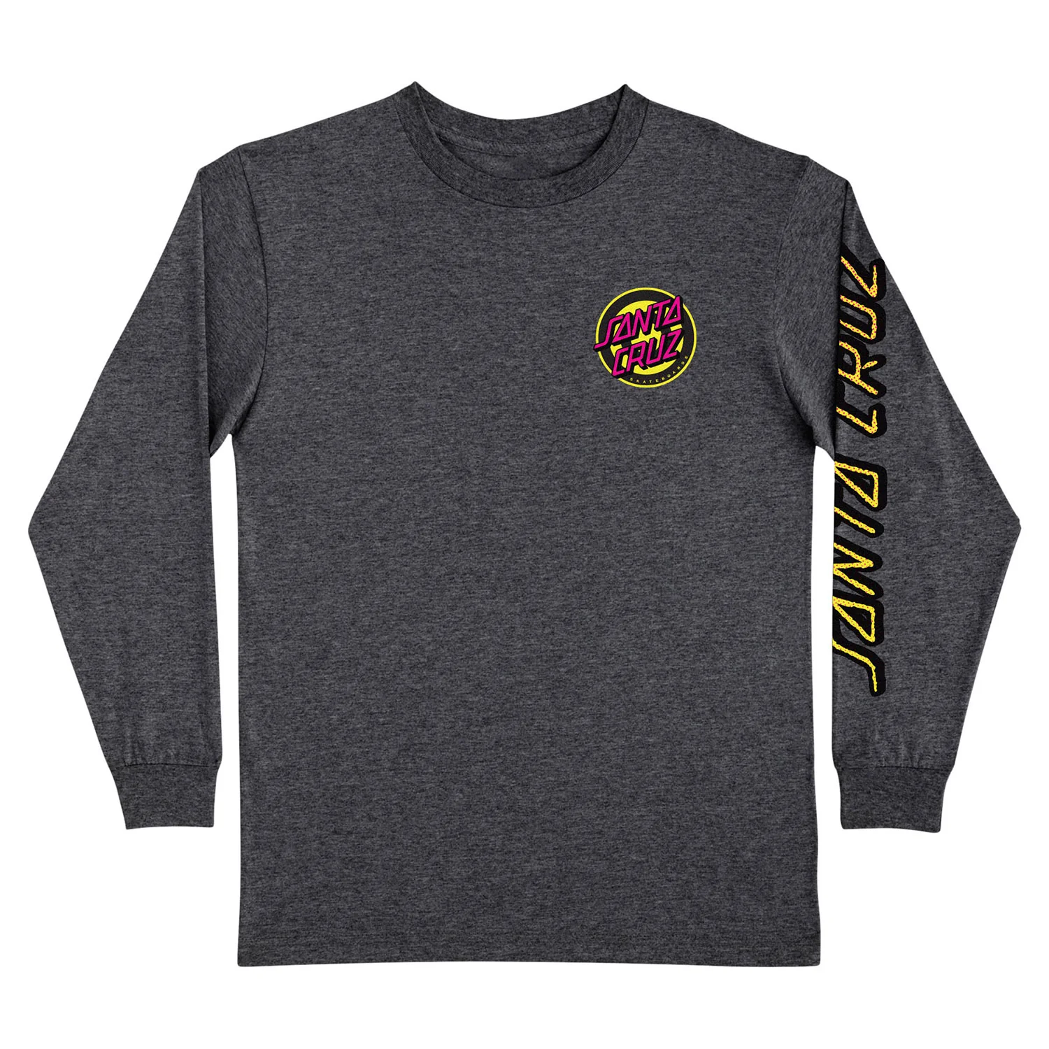 Santa Cruz Skateboards Longsleeve Shirt Roskopp Break Dark Heather - Image 2