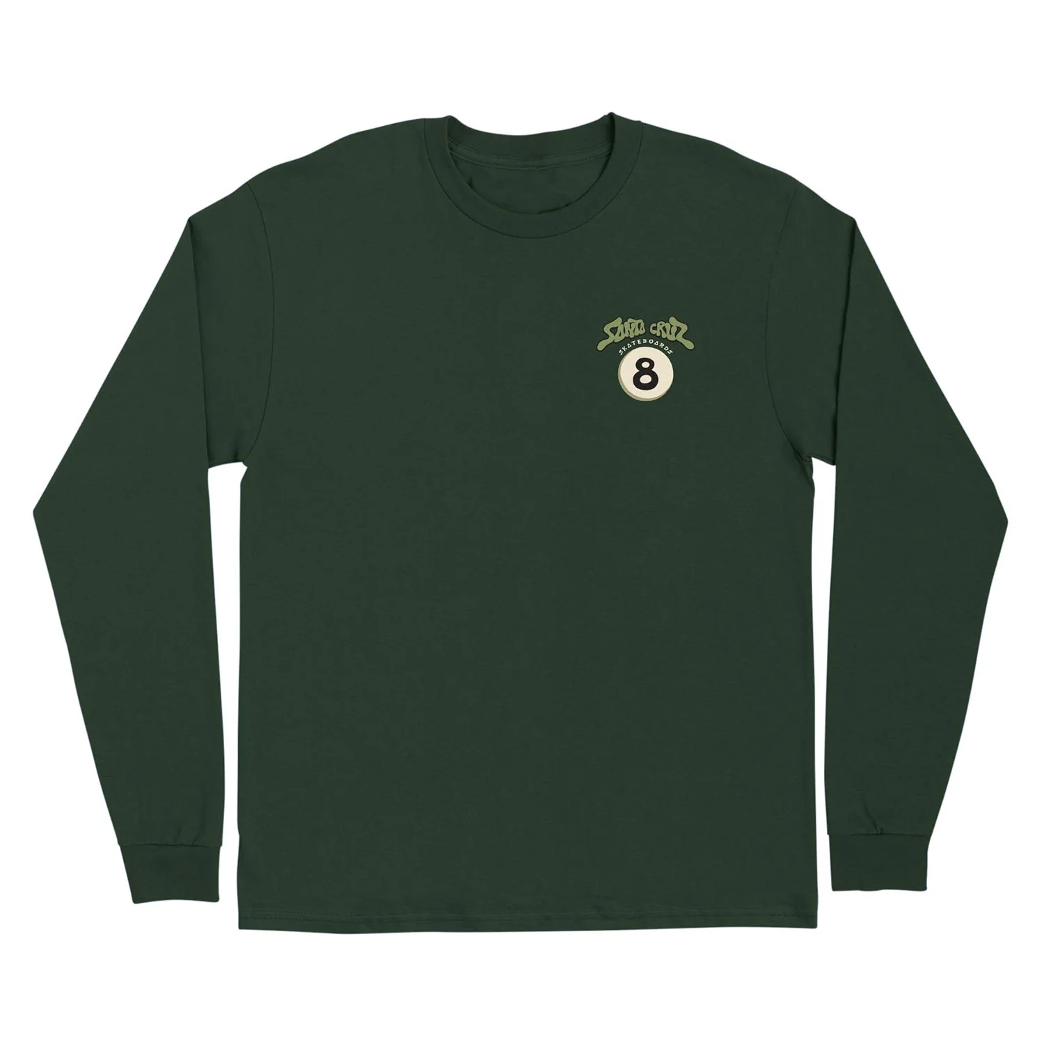 Santa Cruz Skateboards Longsleeve Shirt Winkowski Ocho Forest - Image 2