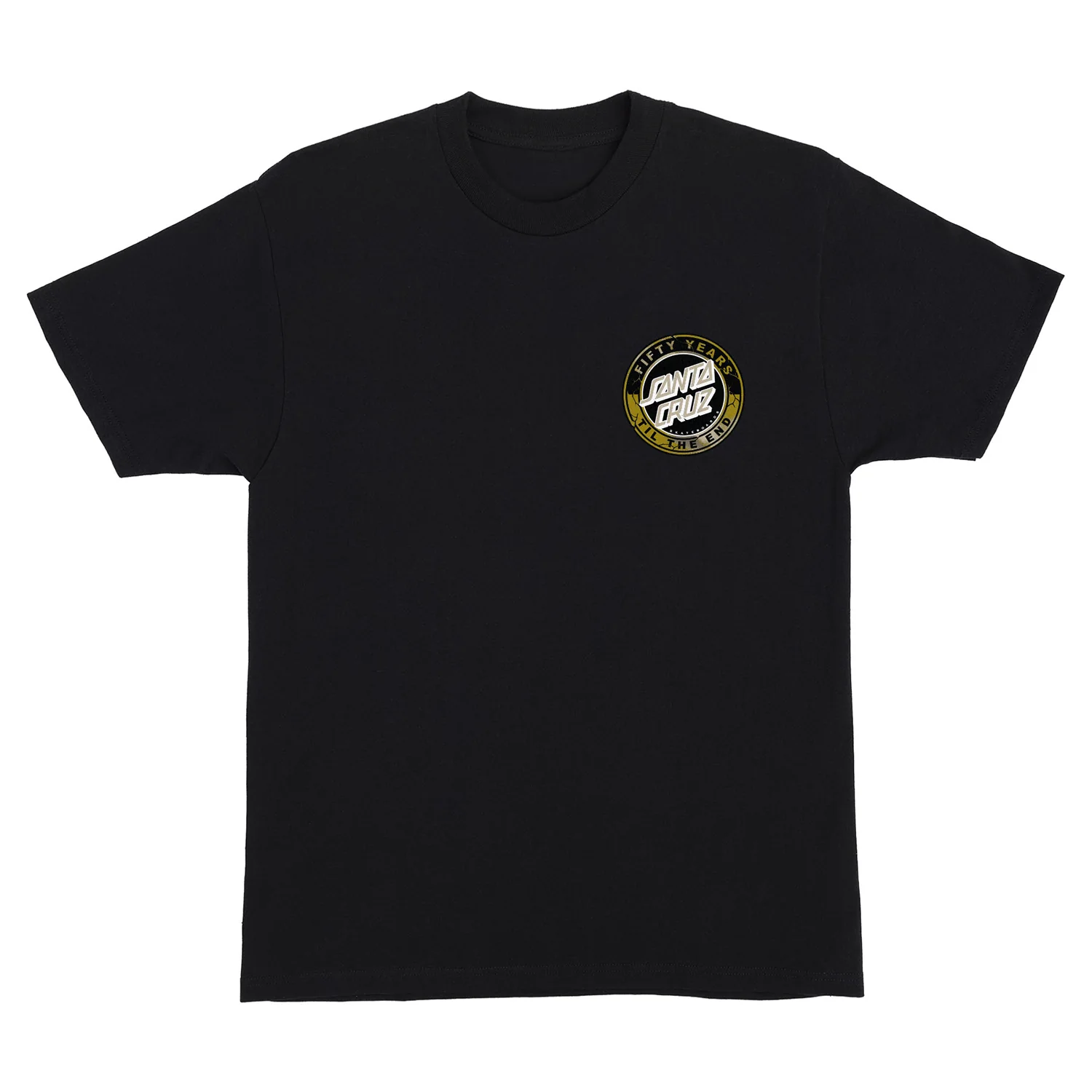 Santa Cruz Skateboards Shirt 50th Anniversary TTE Dot Pigment Black - Image 2