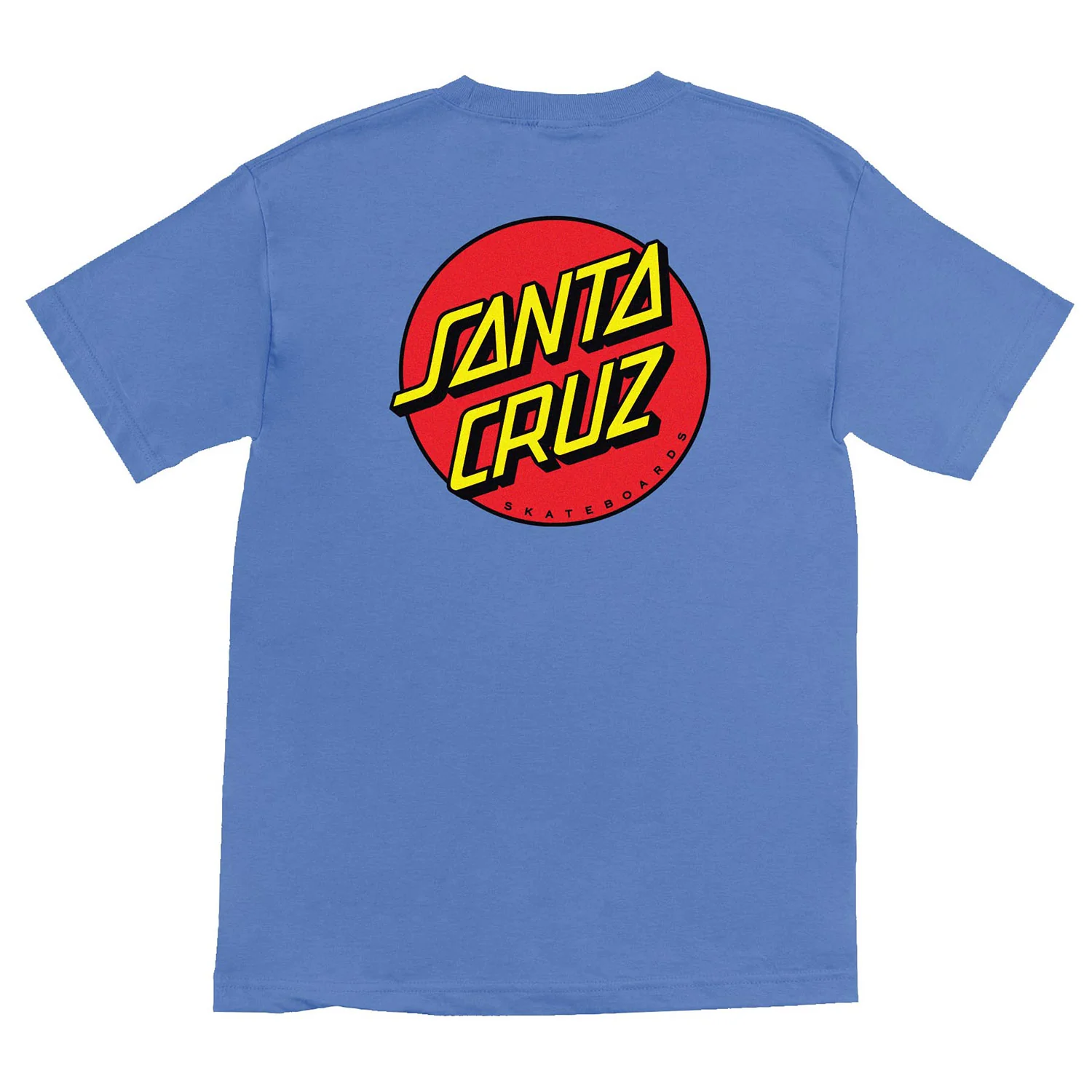 Santa Cruz Skateboards Shirt Classic Dot Carolina Blue