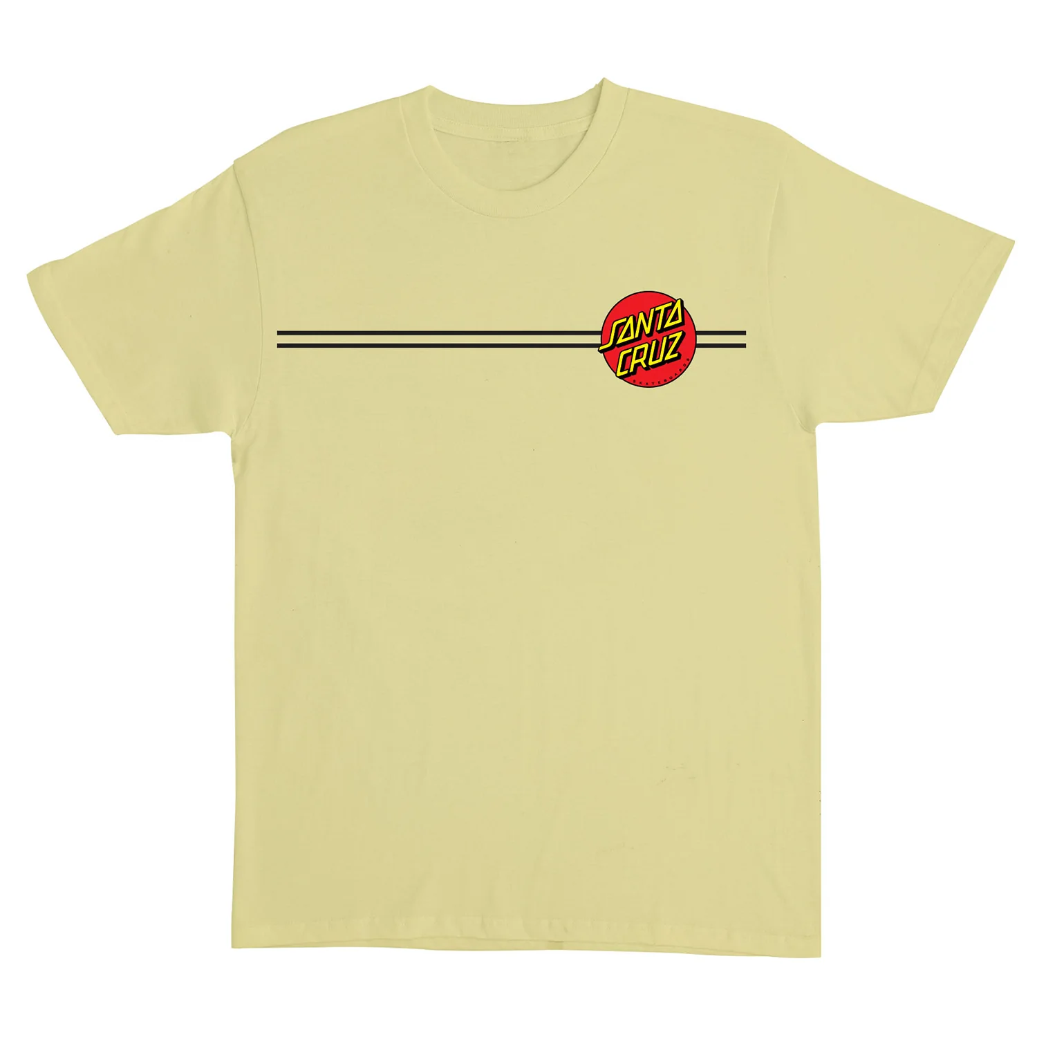 Santa Cruz Skateboards Shirt Classic Dot Cornsilk - Image 2