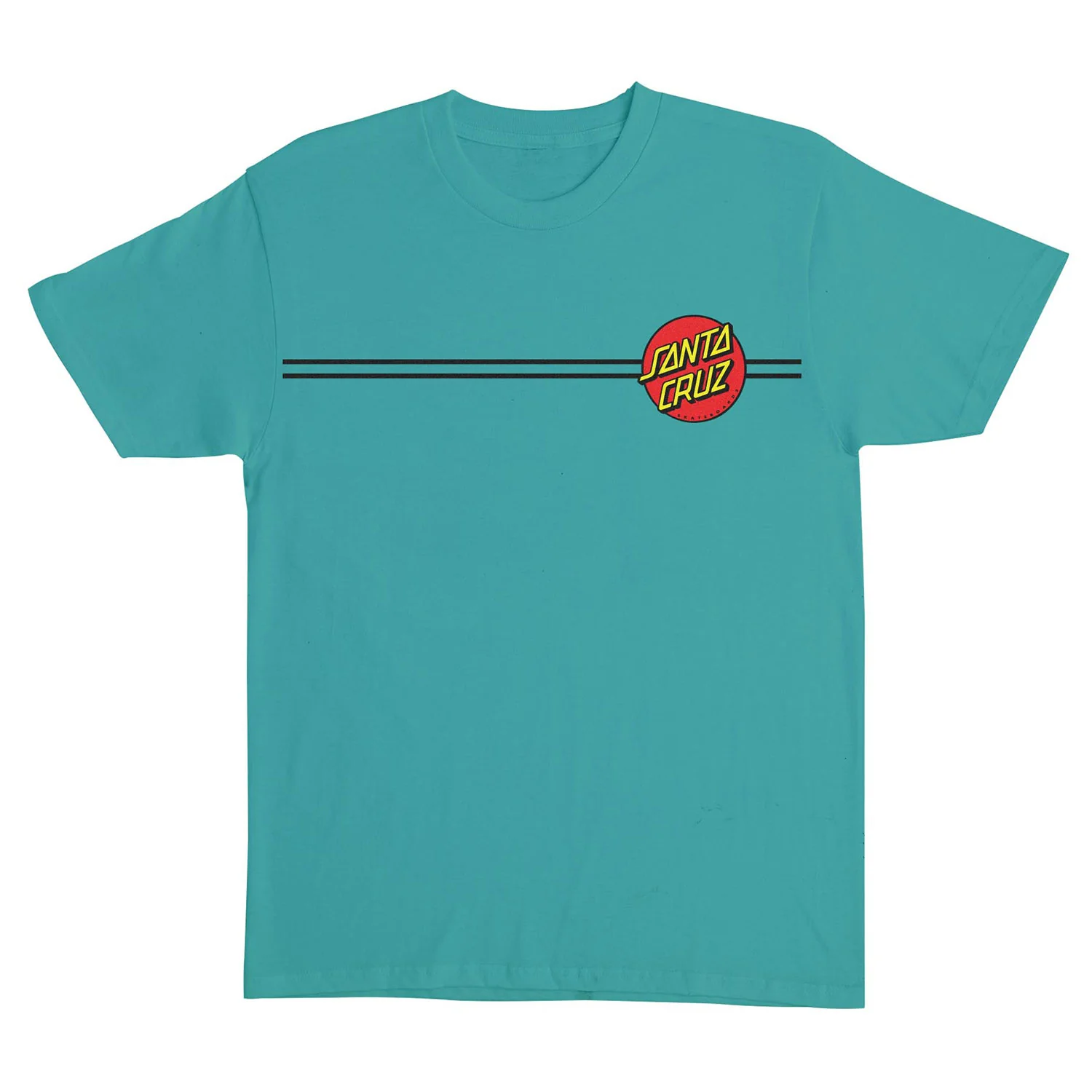 Santa Cruz Skateboards Shirt Classic Dot Jade Dome - Image 2