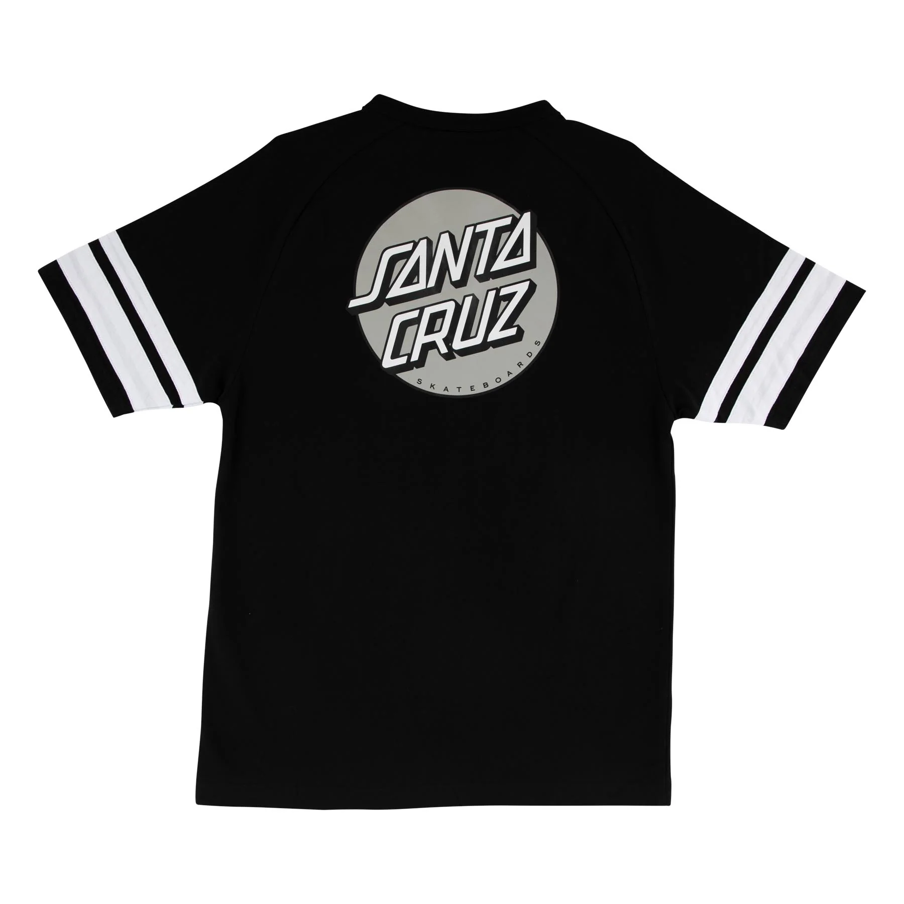 Santa Cruz Skateboards Shirt Cruz Bond Henly Top Black/White - Image 2
